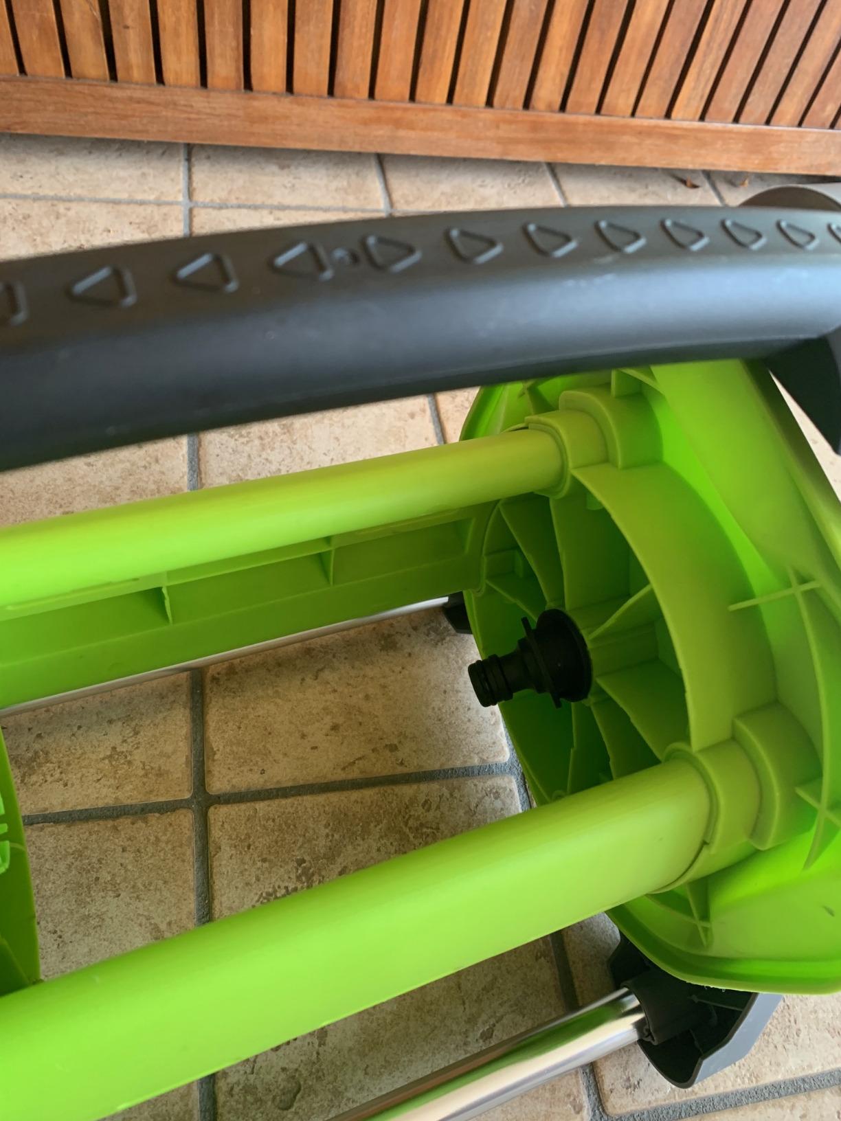 Amazon Basics Carrello Avvolgitubo 42,6m Grigio 1/2"