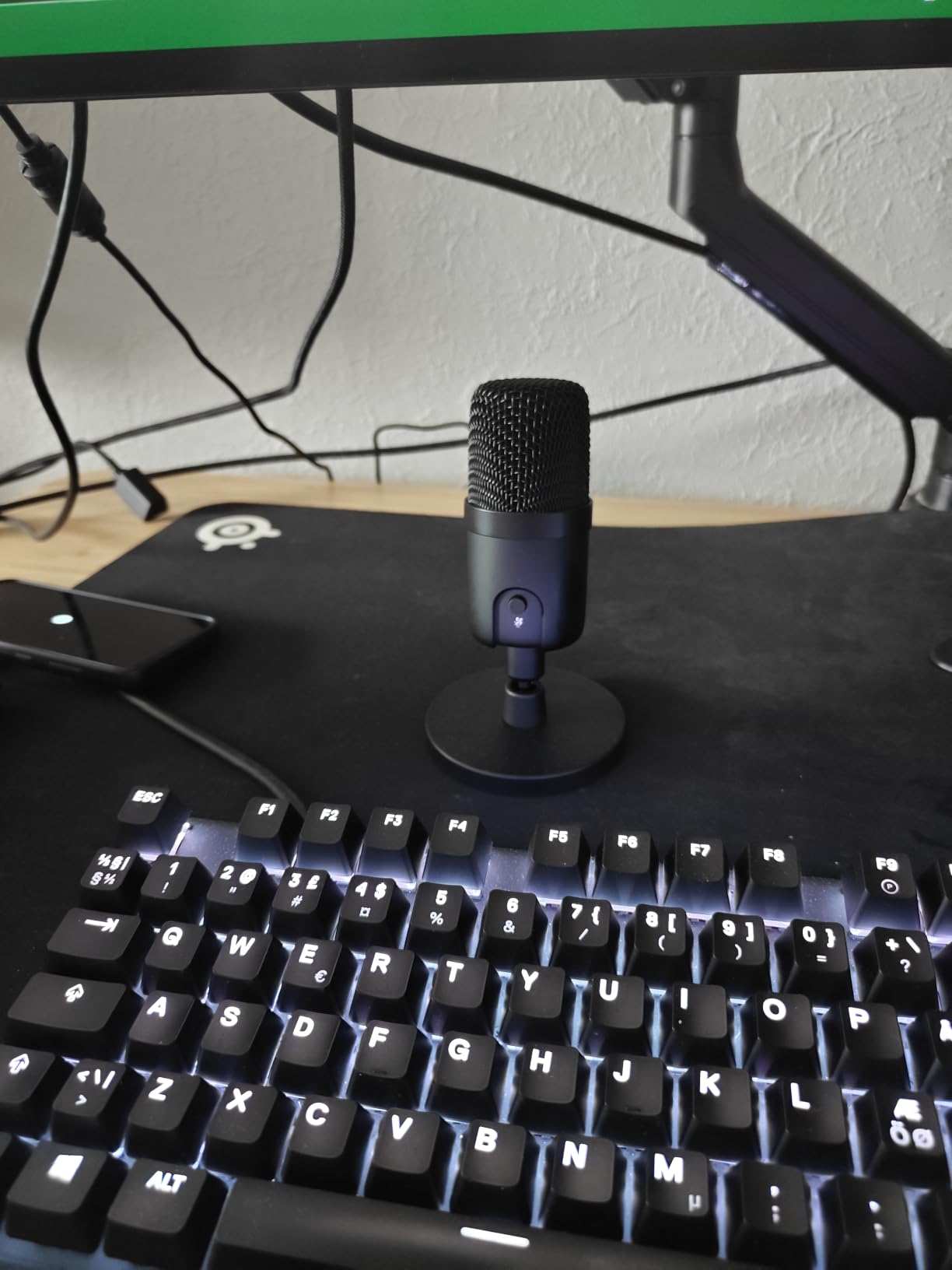 AmazonBasics Microfono USB a Condensatore Nero Cardioide