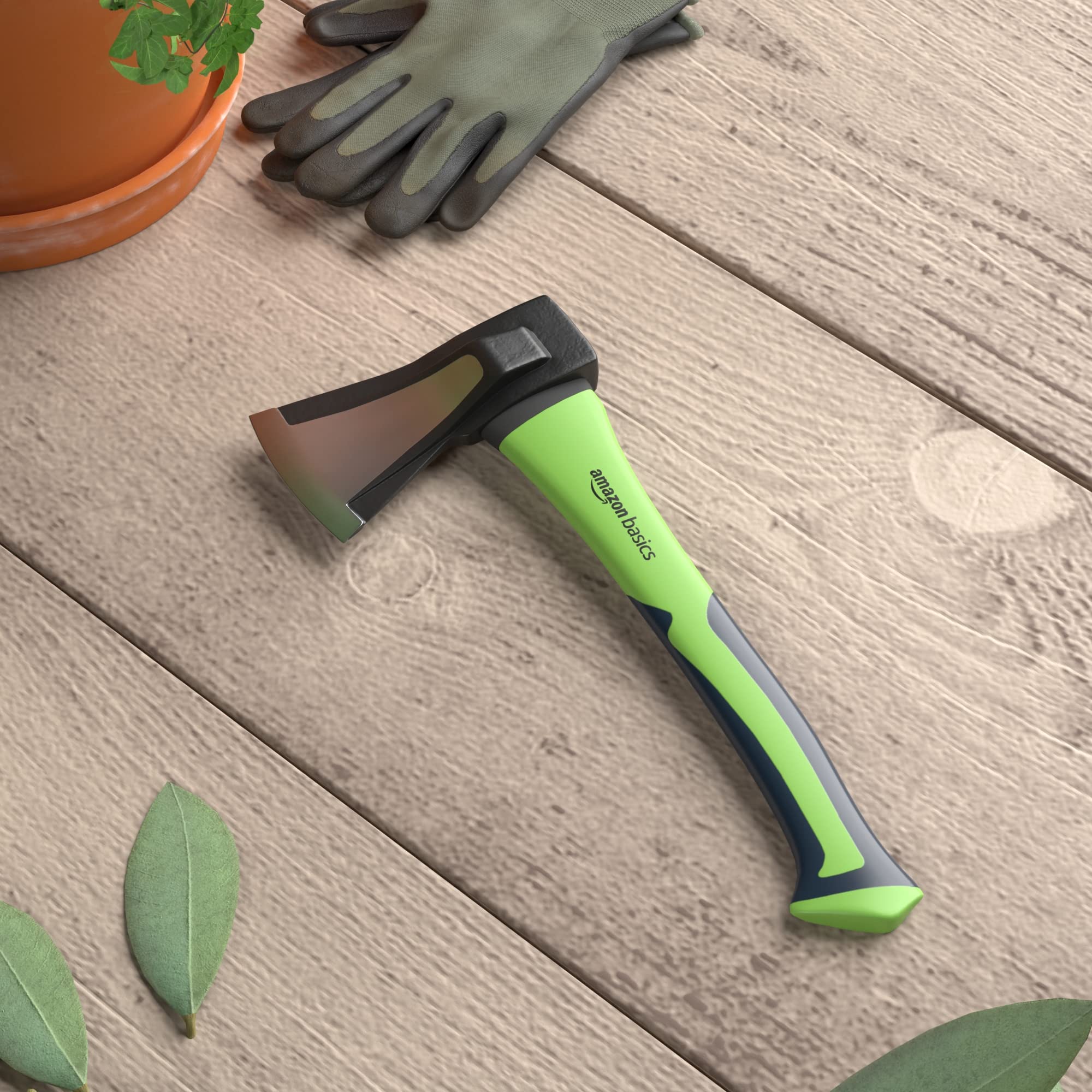 Amazon Basics ascia da spacco 36,8 cm verde acciaio