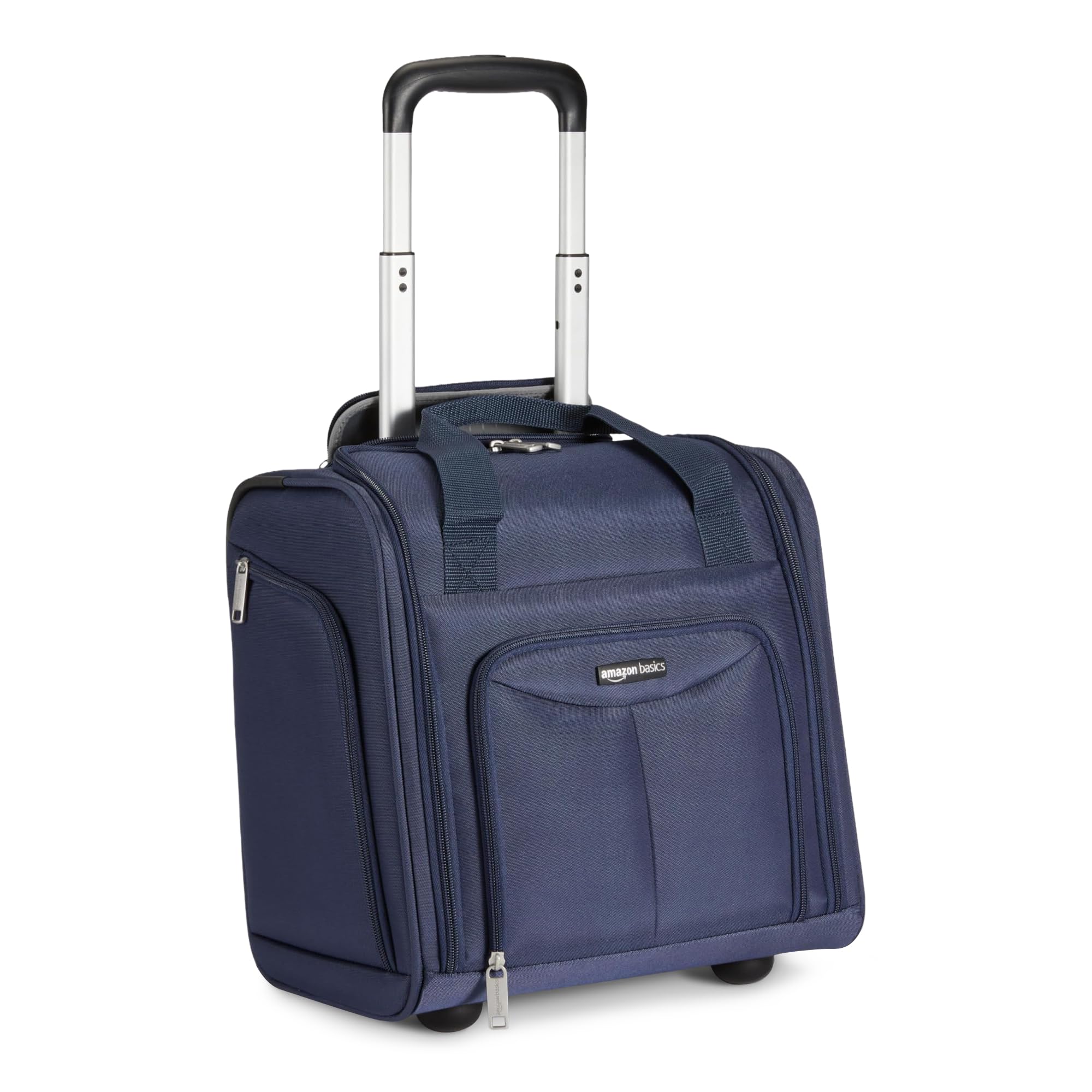 Amazon Basics Trolley Sottosedile 34x24x36 cm Nero Poliestere