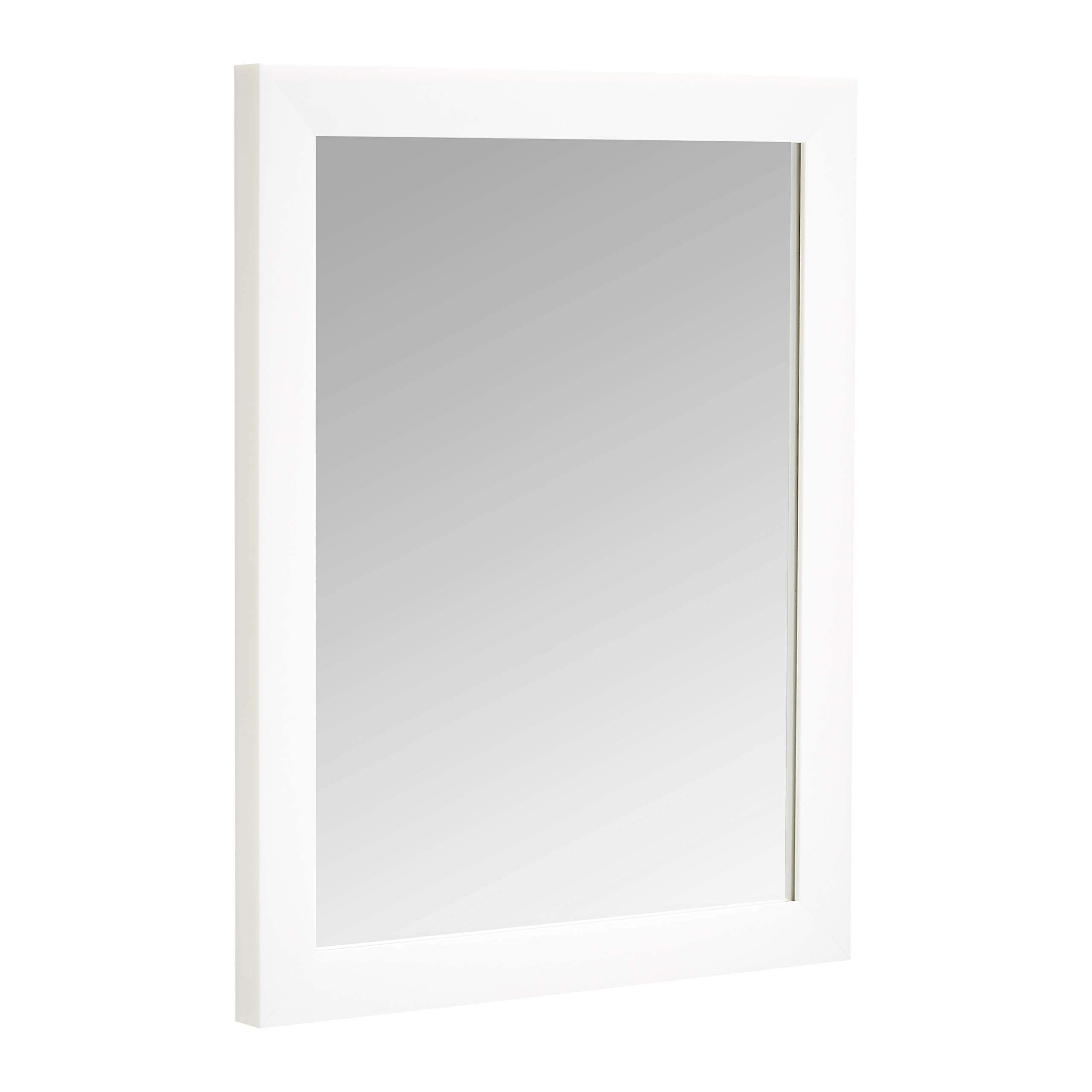 AmazonBasics Specchio Parete 40,6x50,8 Bianco