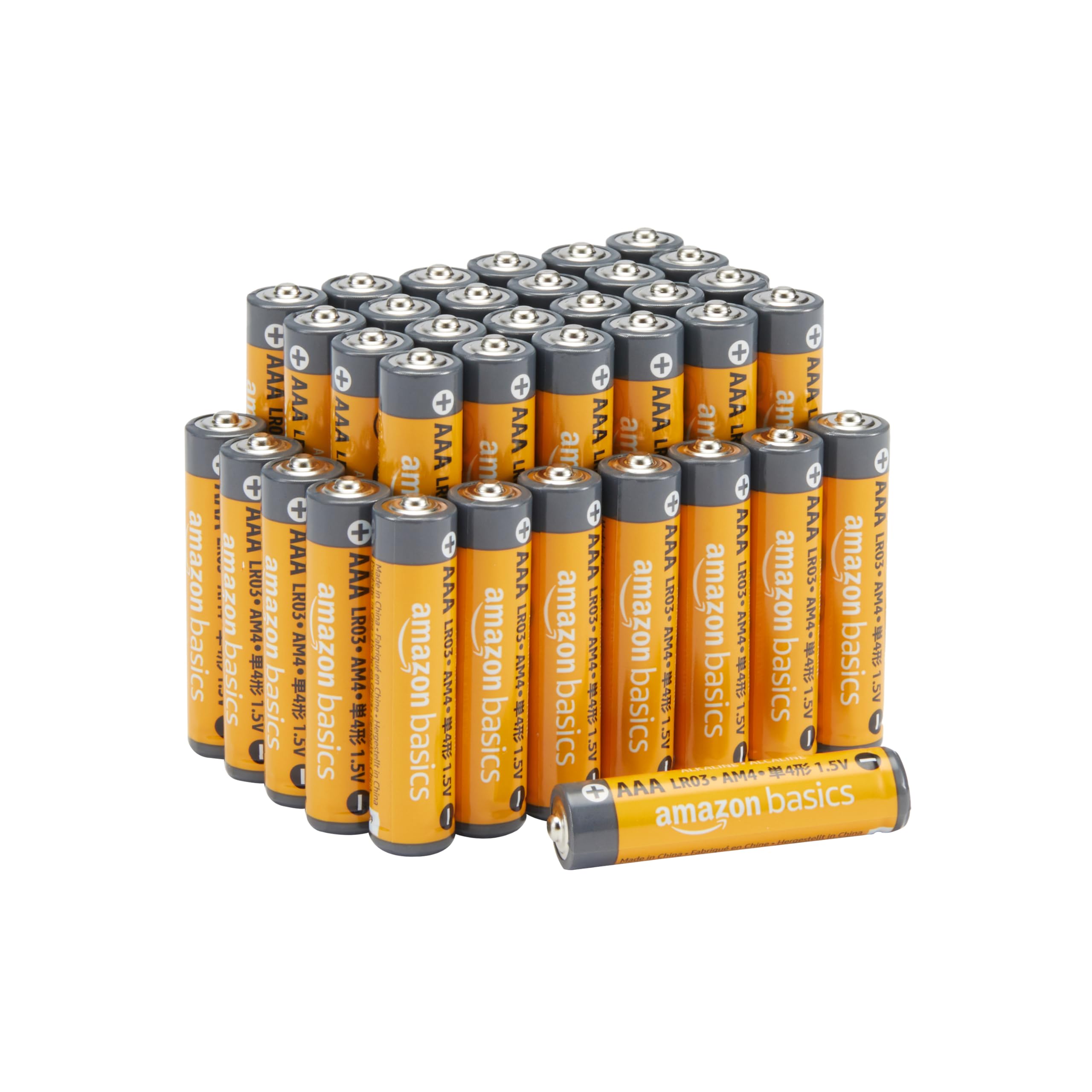Amazon Basics batterie alcaline AA 1,5V confezione da 48 lunga durata