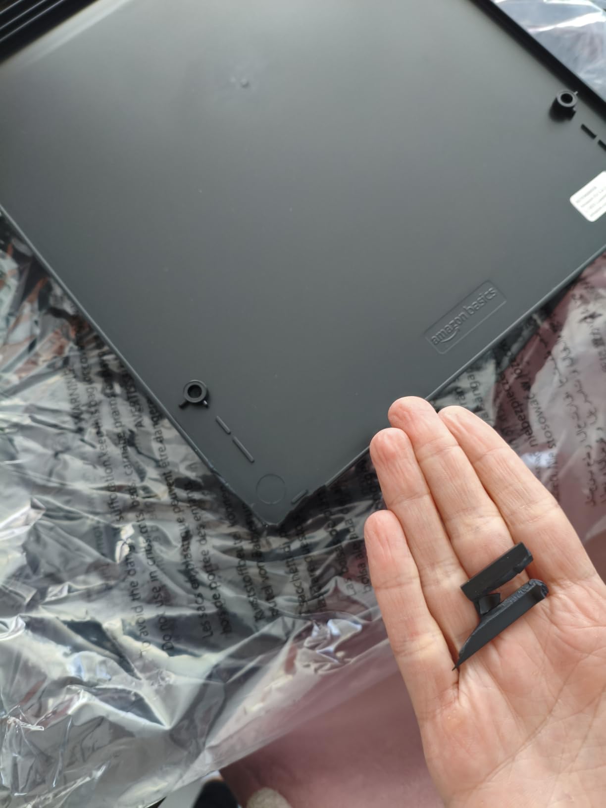 Amazon Basics Vassoio Portacorrispondenza A4 Nero 2 Pezzi