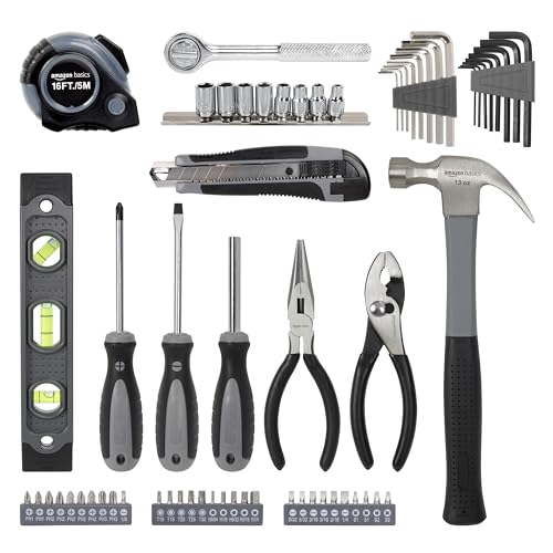 Amazon Basics kit attrezzi 65 pezzi con valigetta