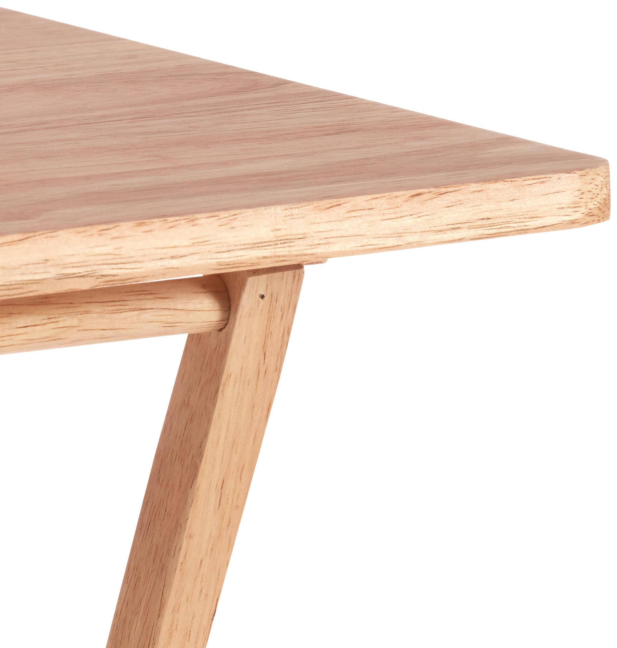 Amazon Basics Tavolini Pieghevoli Legno Set 4 pezzi naturale