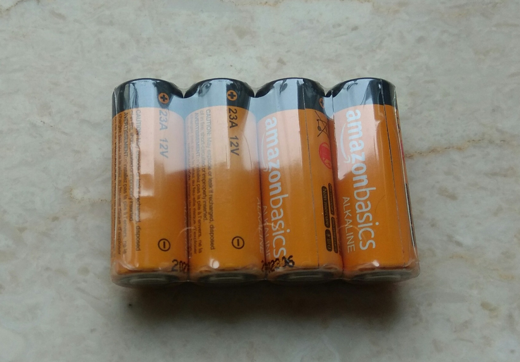 Amazon Basics batterie alcaline 23A 12V confezione 6 pezzi