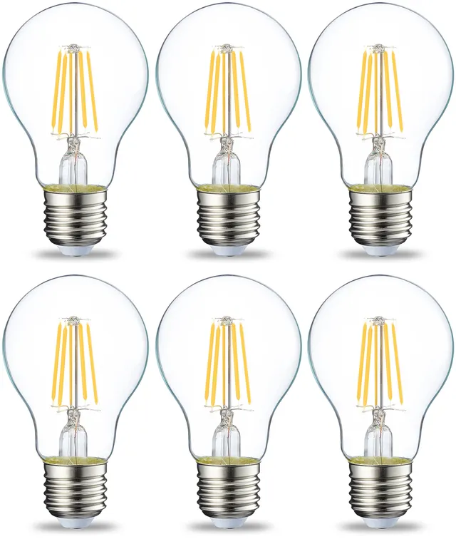 AmazonBasics lampadine LED E27 4,3W confezione 6 pezzi luce calda