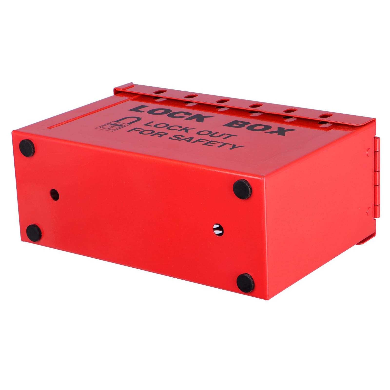 RealPlus Box Lockout Tagout Rossa 12 Lucchetti Portatile