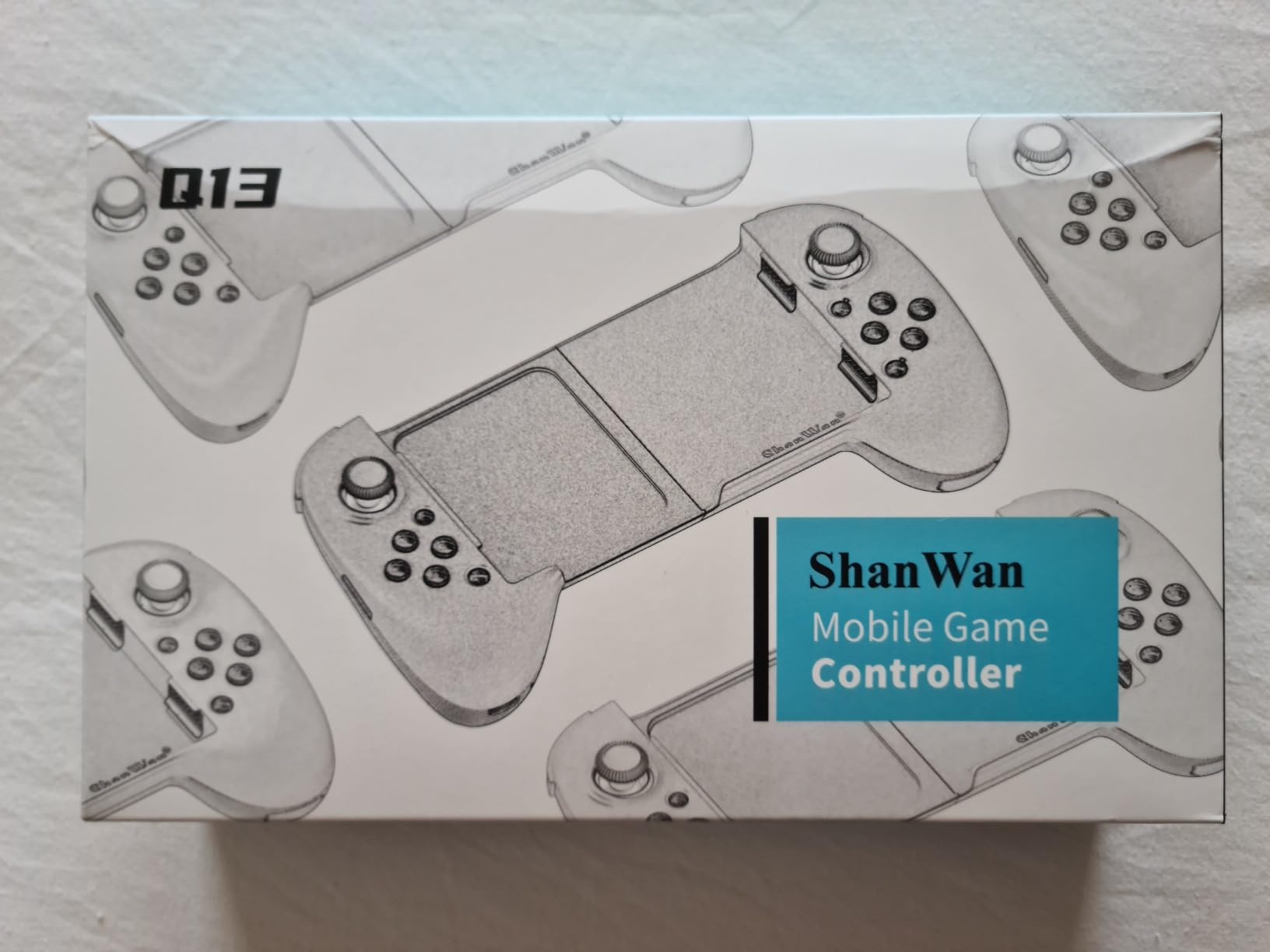 ShanWan Controller Mobile Bluetooth Bianco per Android iOS
