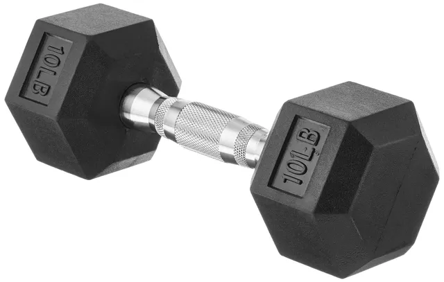 AmazonBasics Manubrio Esagonale 10 lb Rivestito