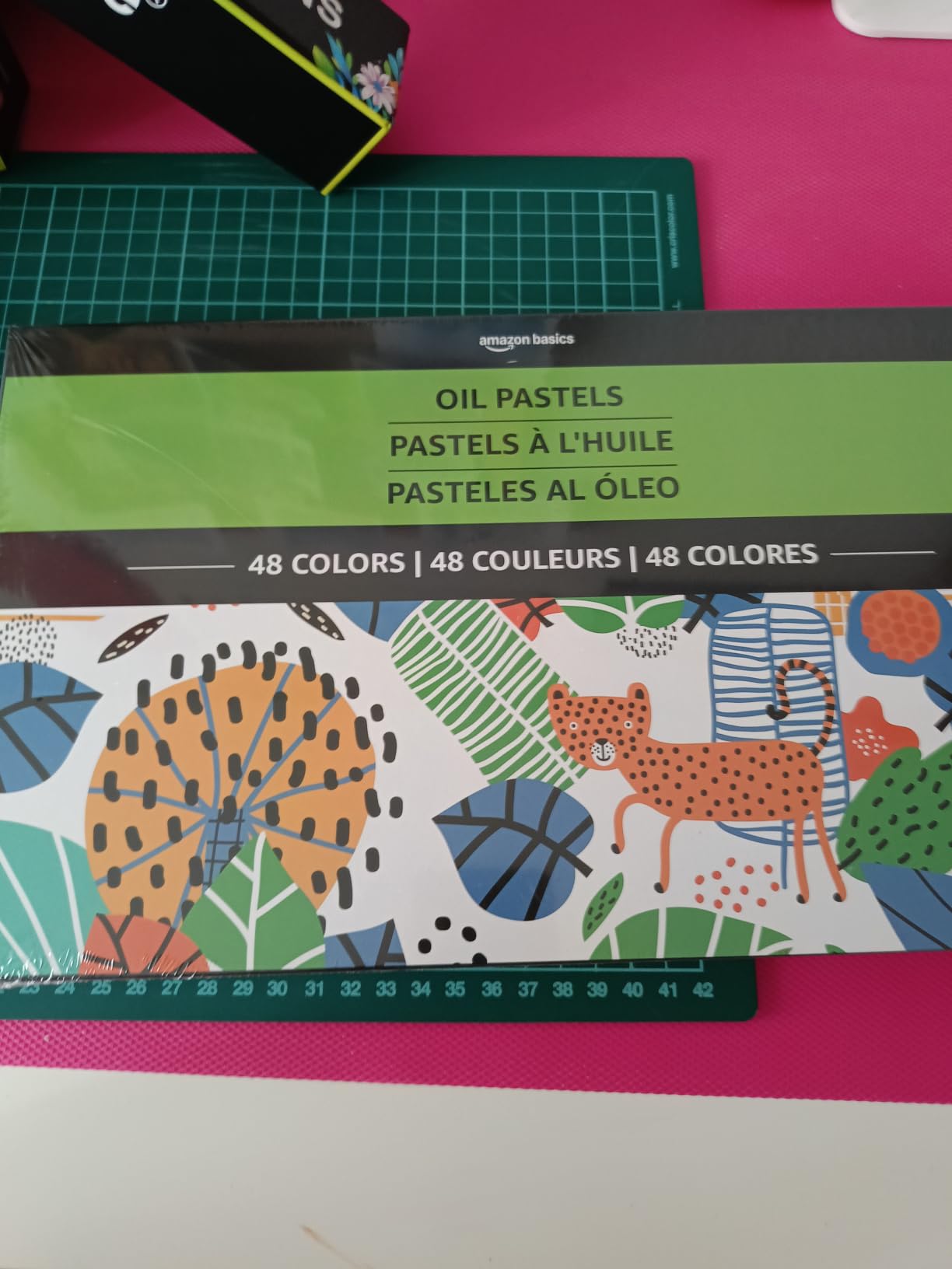 Amazon Basics pastelli a olio morbidi 48 colori per artisti