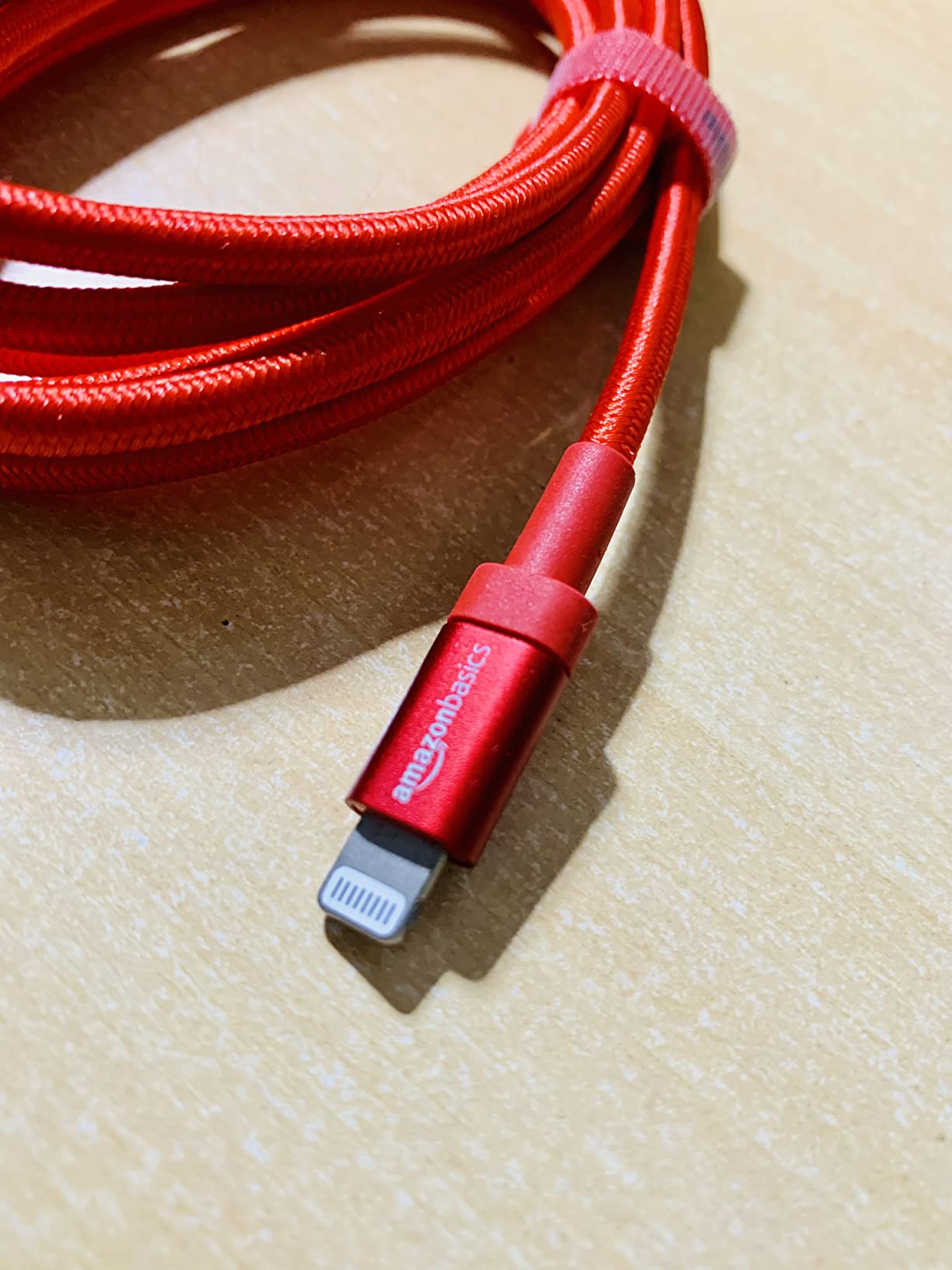Amazon Basics Cavo Lightning USB-A 1,8 m Grigio Scuro Nylon