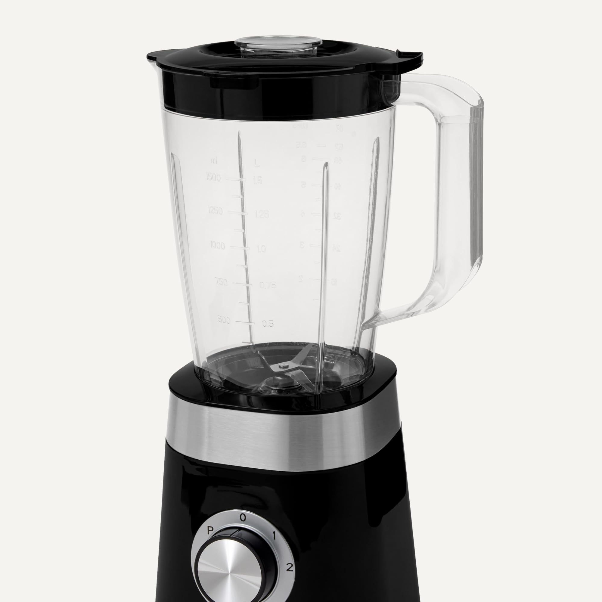 AmazonBasics frullatore 600W 1,5 L nero trita ghiaccio