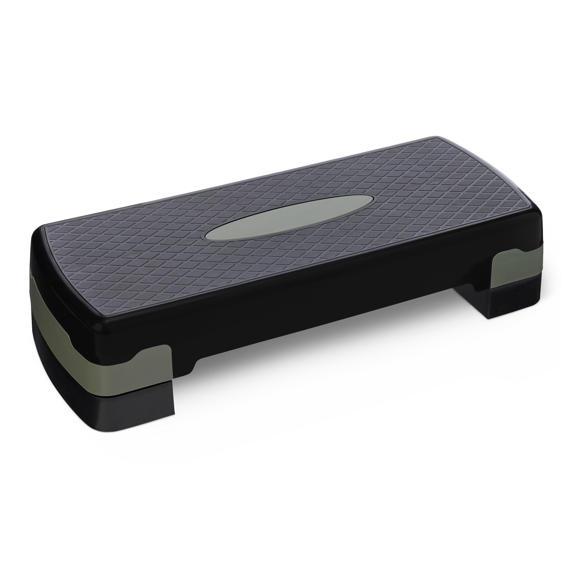 Amazon Basics Step Aerobica Regolabile Nero Grigio Antiscivolo