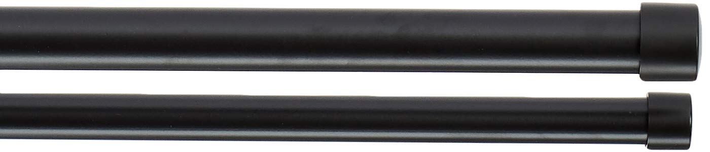 AmazonBasics Bastone Tenda Doppio 72-144 Nero decorativo