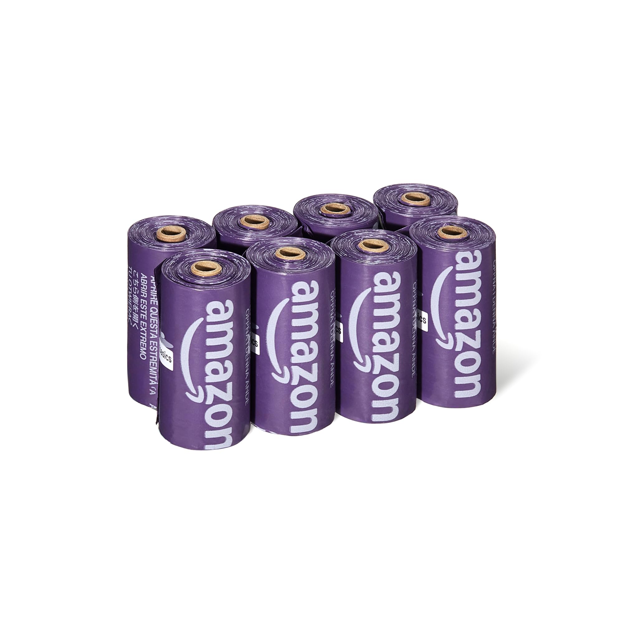 Amazon Basics Sacchetti Deiezioni Cane Neri 120 Pezzi Impermeabili