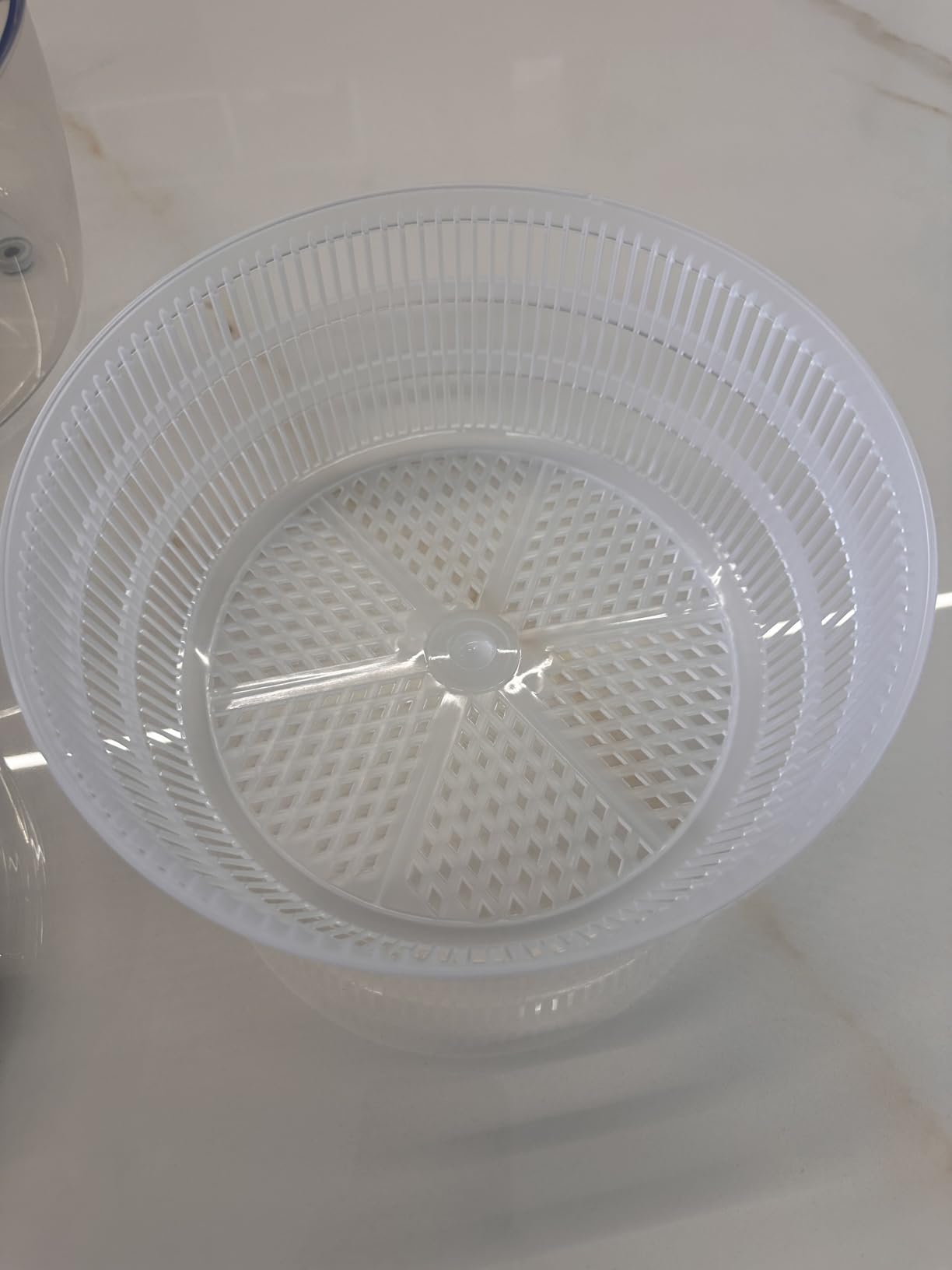 Amazon Basics centrifuga insalata 4L grigio lino senza BPA
