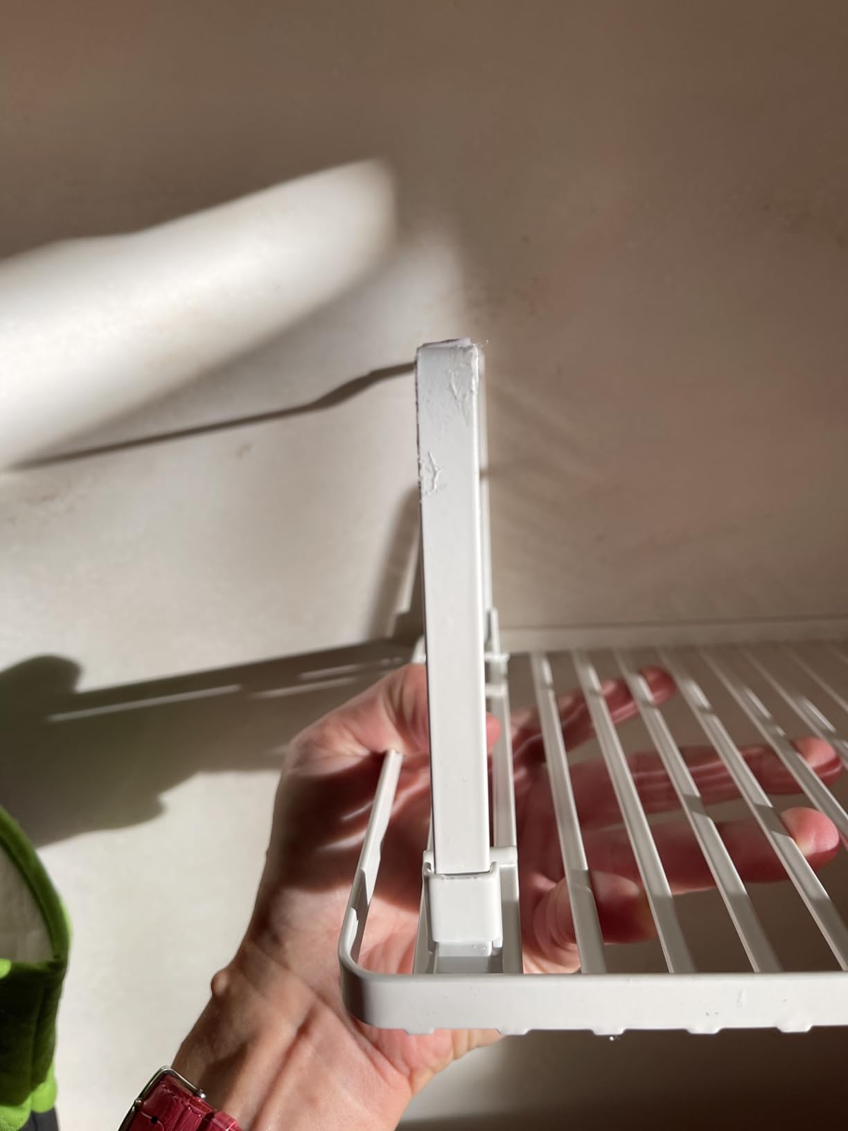 AmazonBasics Ripiani Cucina Impilabili Bianchi 2 Pezzi Acciaio