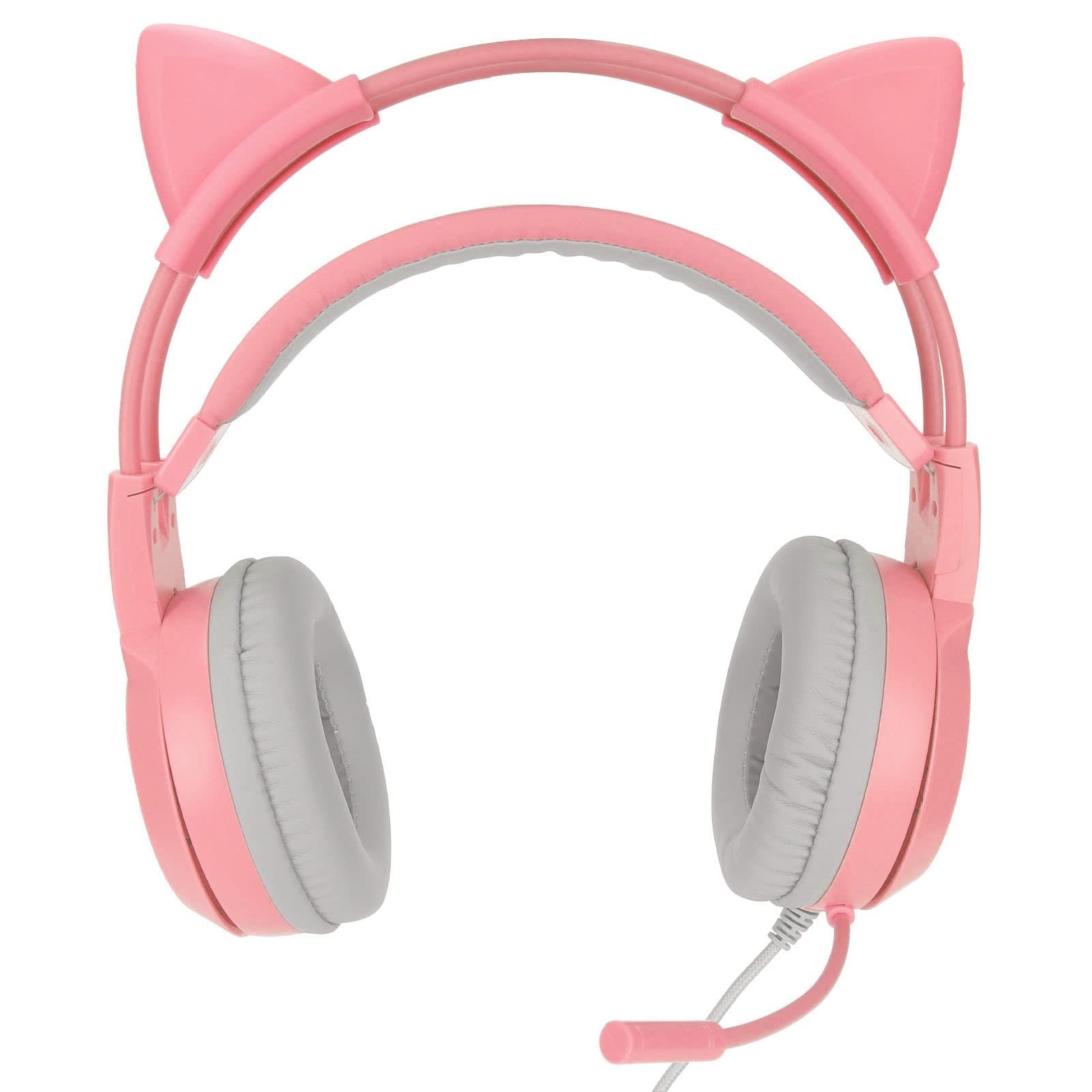 Elprico SY-G2 cuffie gaming rosa orecchie gatto USB