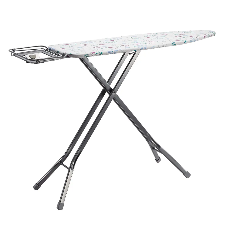 Amazon Basics asse da stiro grande 122x38 cm grigio con ripiano vapore