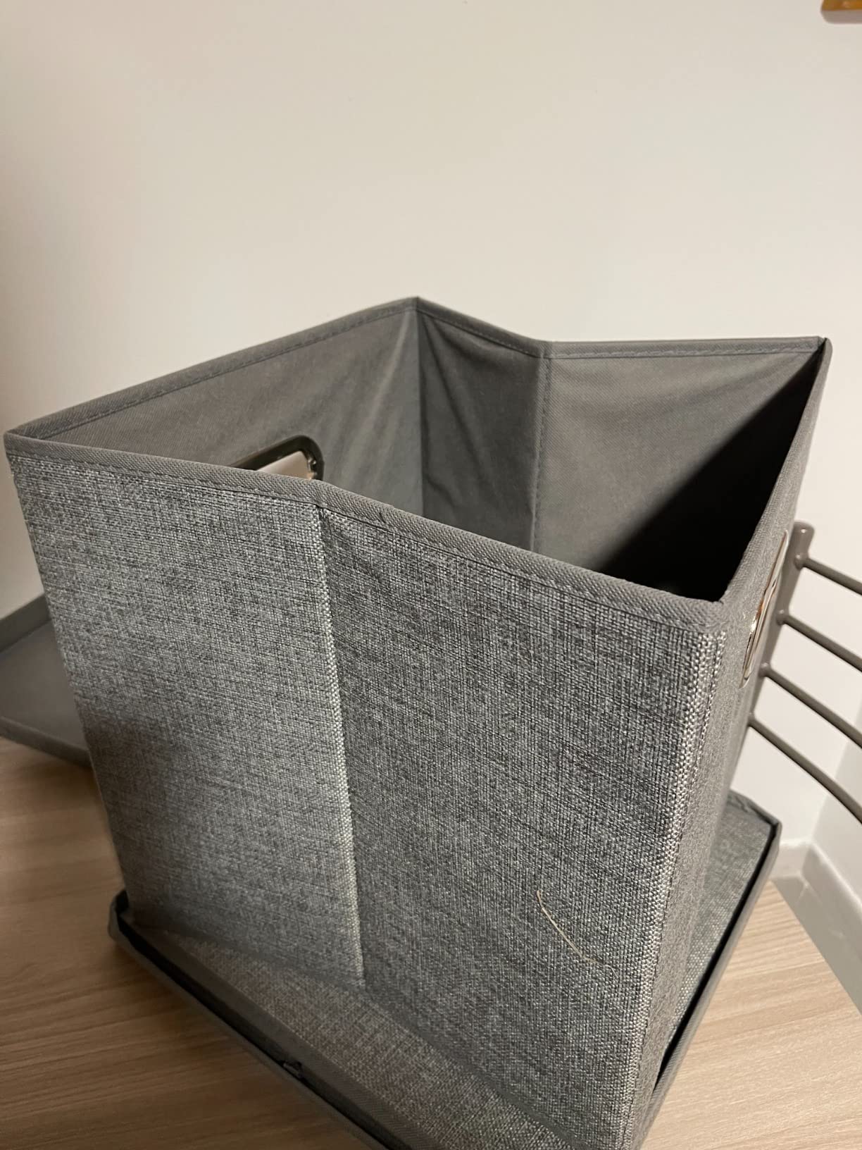 Amazon Basics Cubi Iuta Grigio 33cm 2 Pezzi