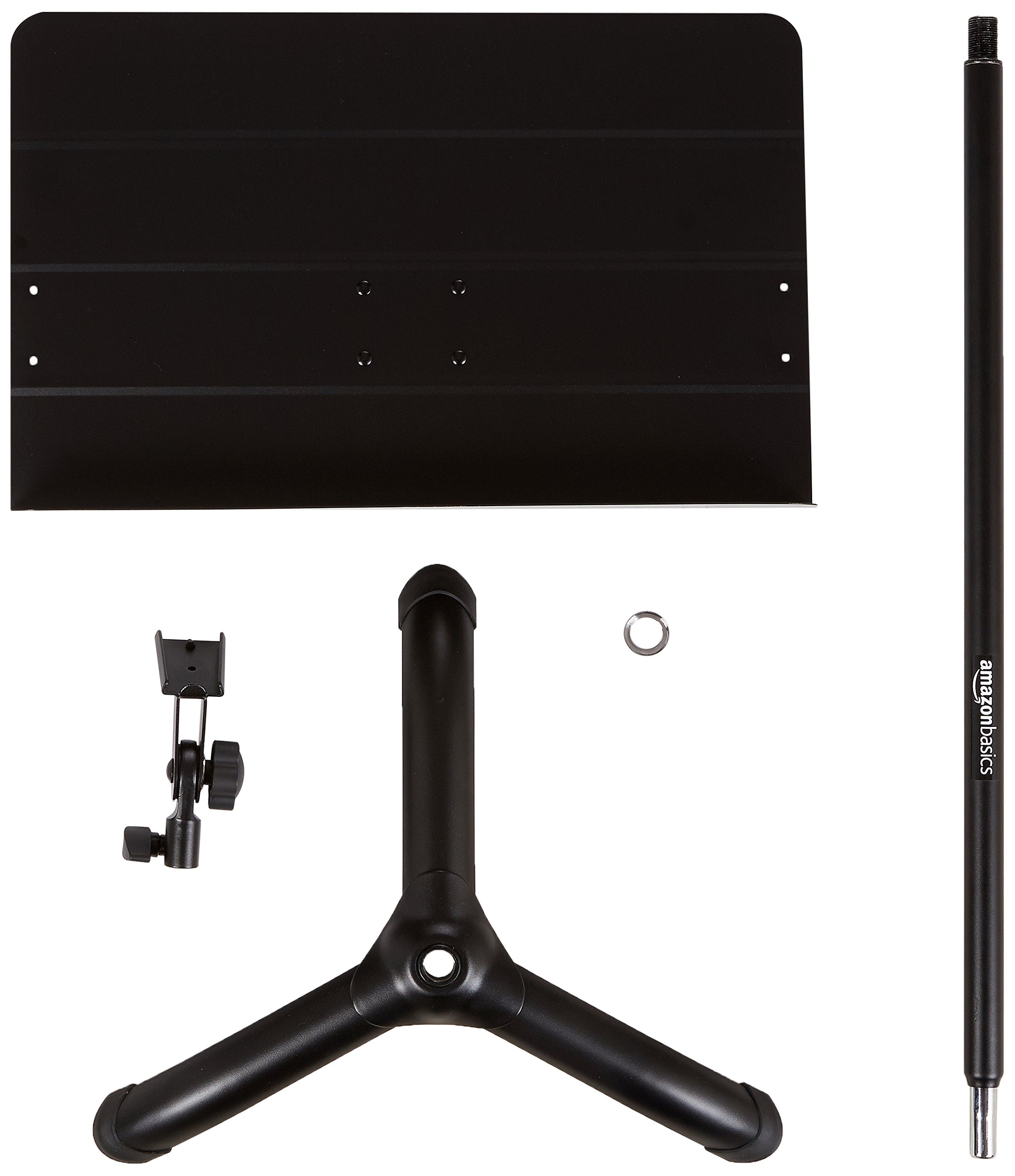 Amazon Basics Orchestra leggio spartiti nero 108-162 cm