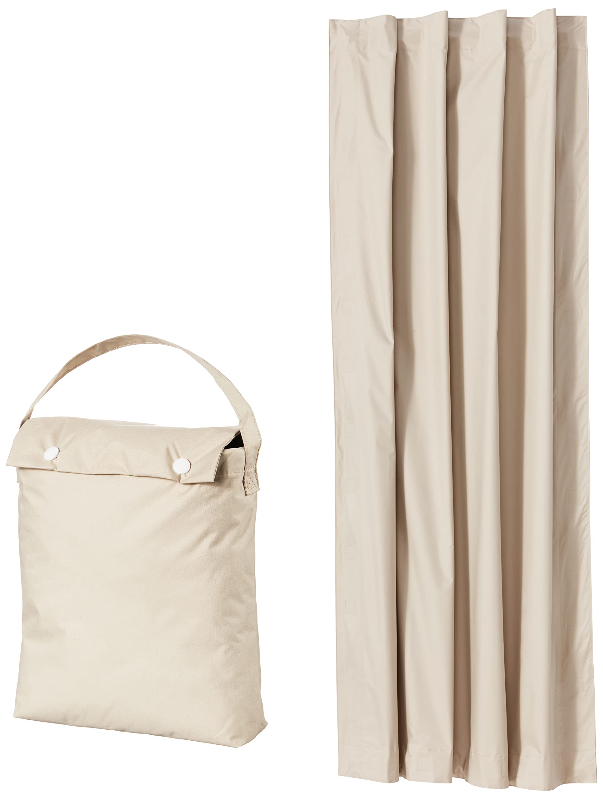 Amazon Basics tenda oscurante ventose beige 127x198 cm