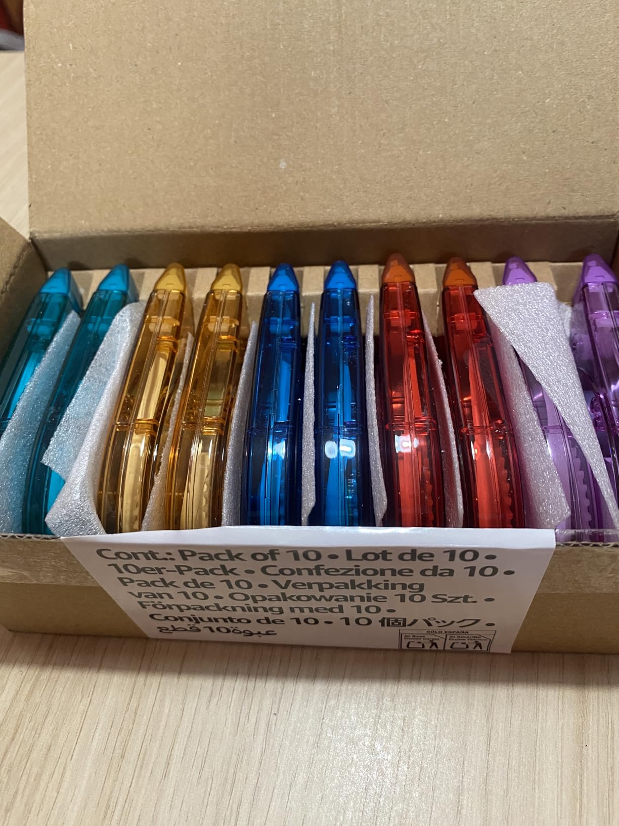 Amazon Basics correttore a nastro 12 m confezione 4 pezzi