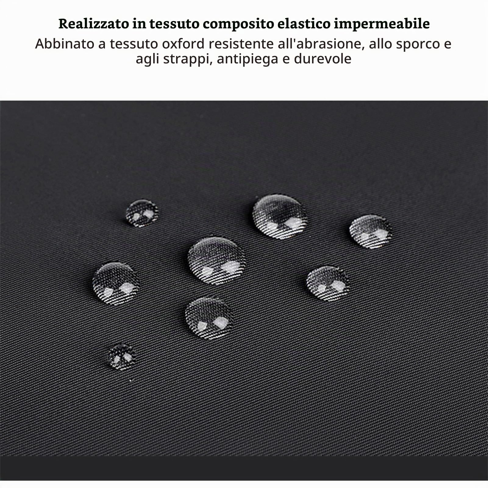 Elprico Zaino Viaggio con Pompa 36-55 L Impermeabile 17,3 Pollici