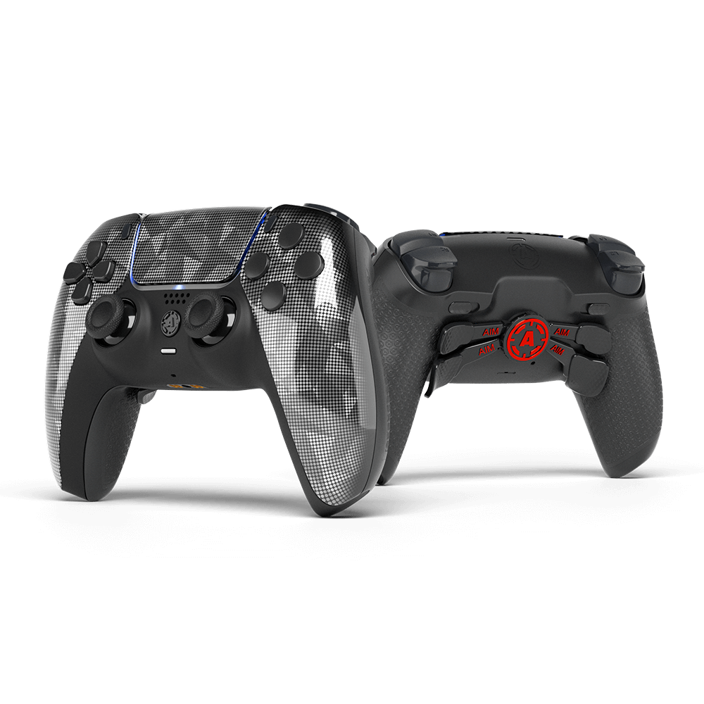 Aim Silver Hologram Controller PS5 olografico