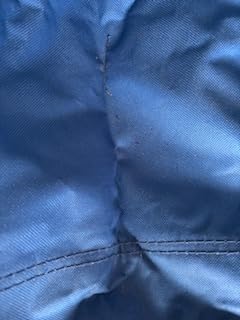 AmazonBasics Sedia da Campeggio Normale Blu in Rete