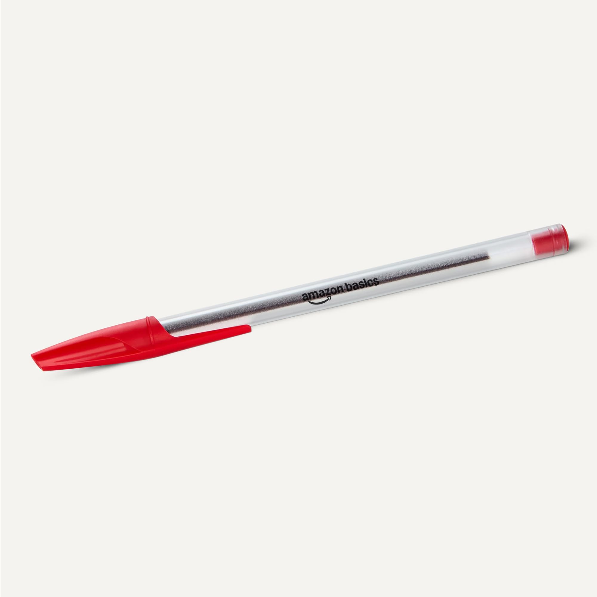 Amazon Basics Penne a Sfera 1,0 mm Rosse Confezione 36