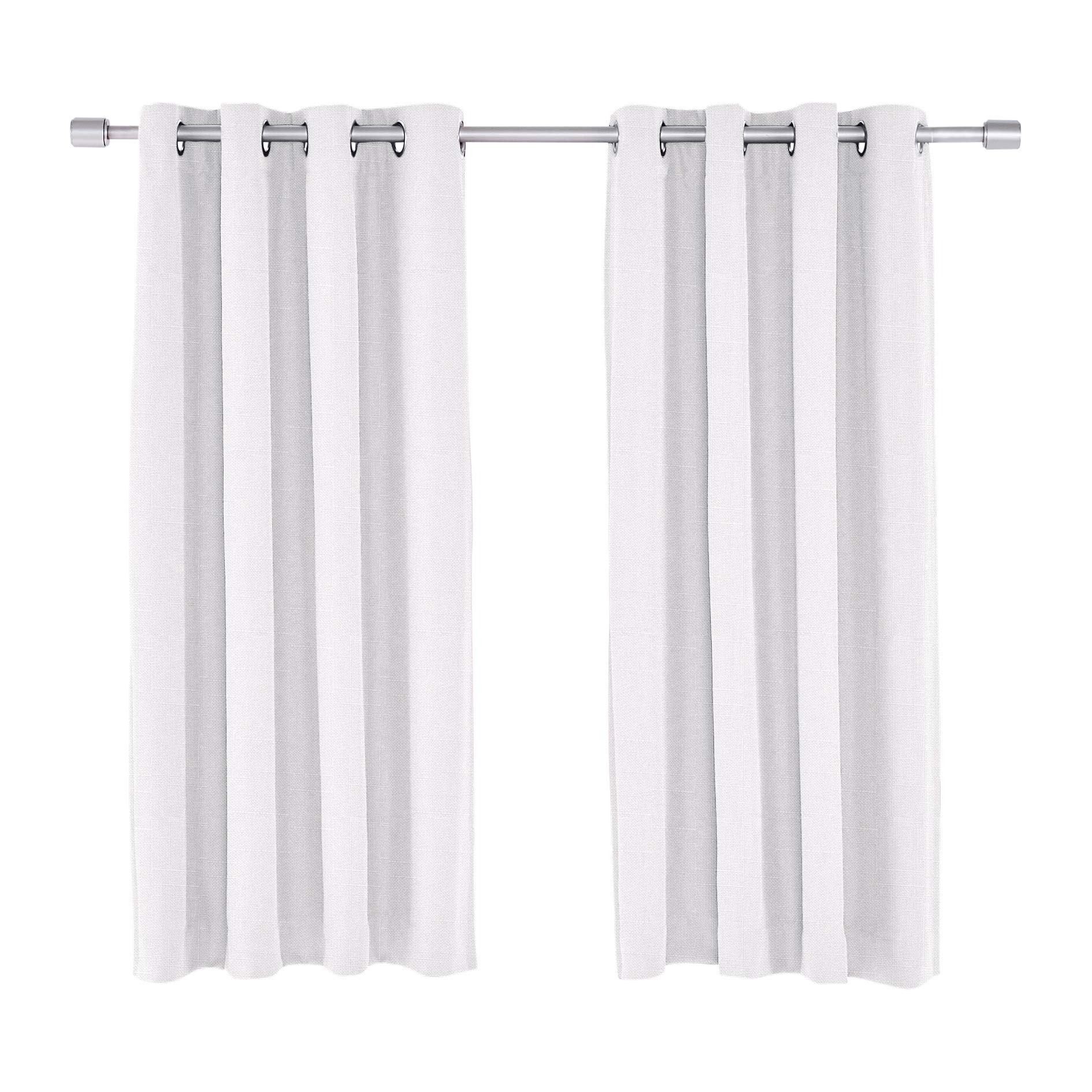 Amazon Basics Mabry Tende Oscuranti Bianche 132x160 cm 2 Pezzi