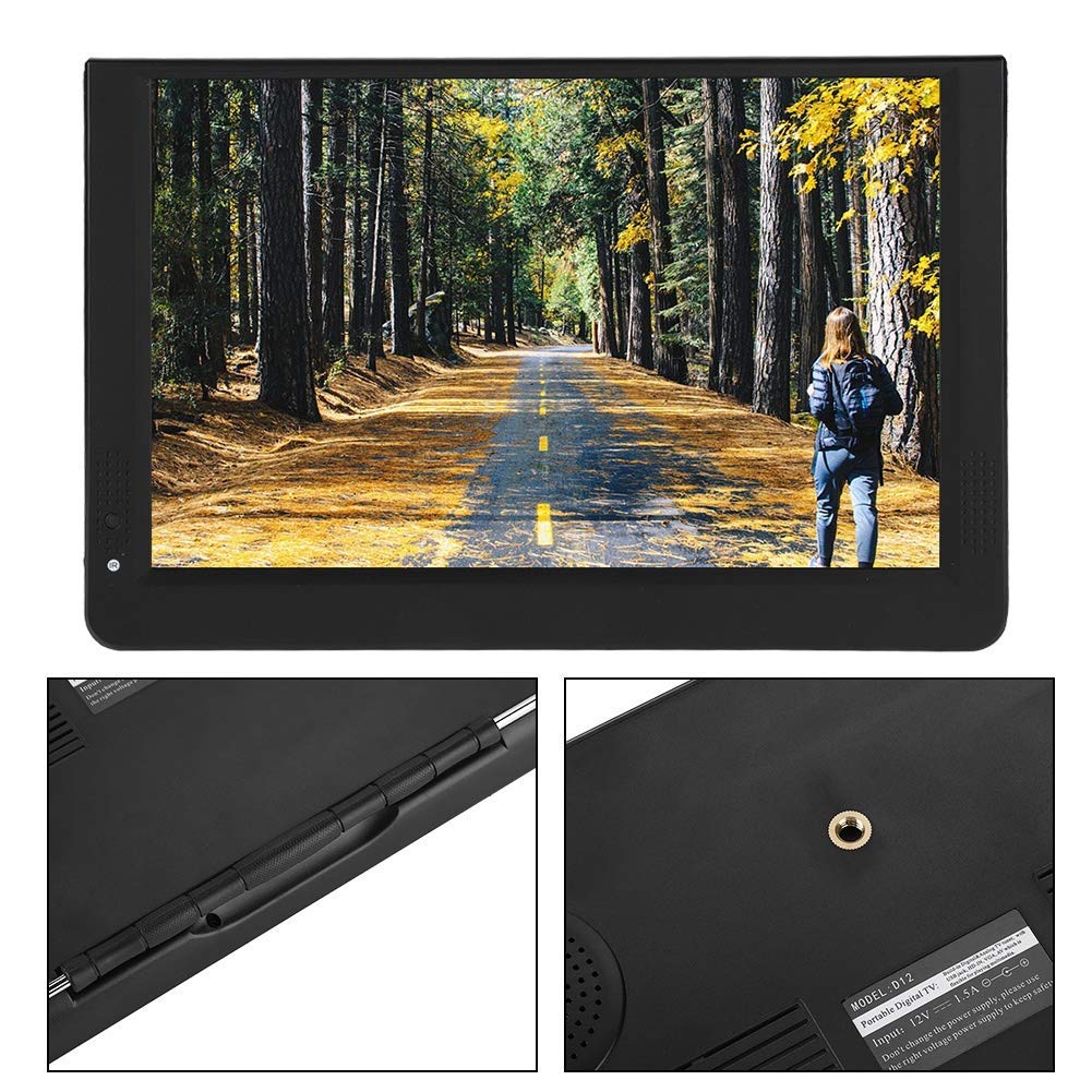 Elprico TV Portatile 12 Pollici 1080P Ricaricabile HDMI USB