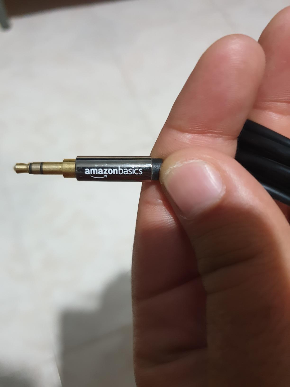 Amazon Basics Cavo Prolunga Audio Stereo 3,5 mm 1,8 m