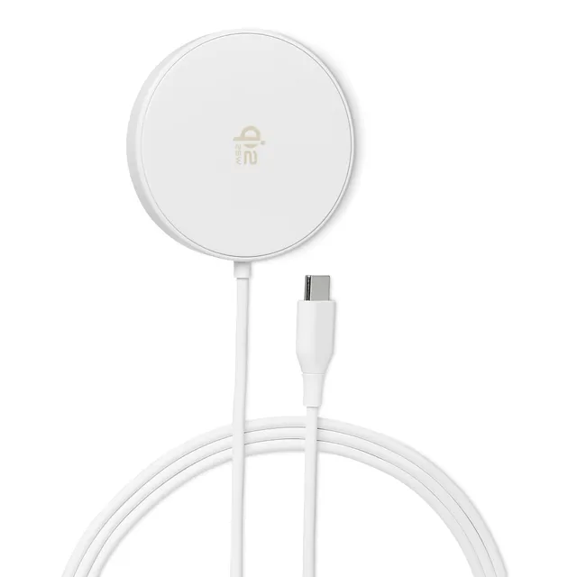 AmazonBasics Qi2.2 pad ricarica wireless magnetico 25W bianco supporto