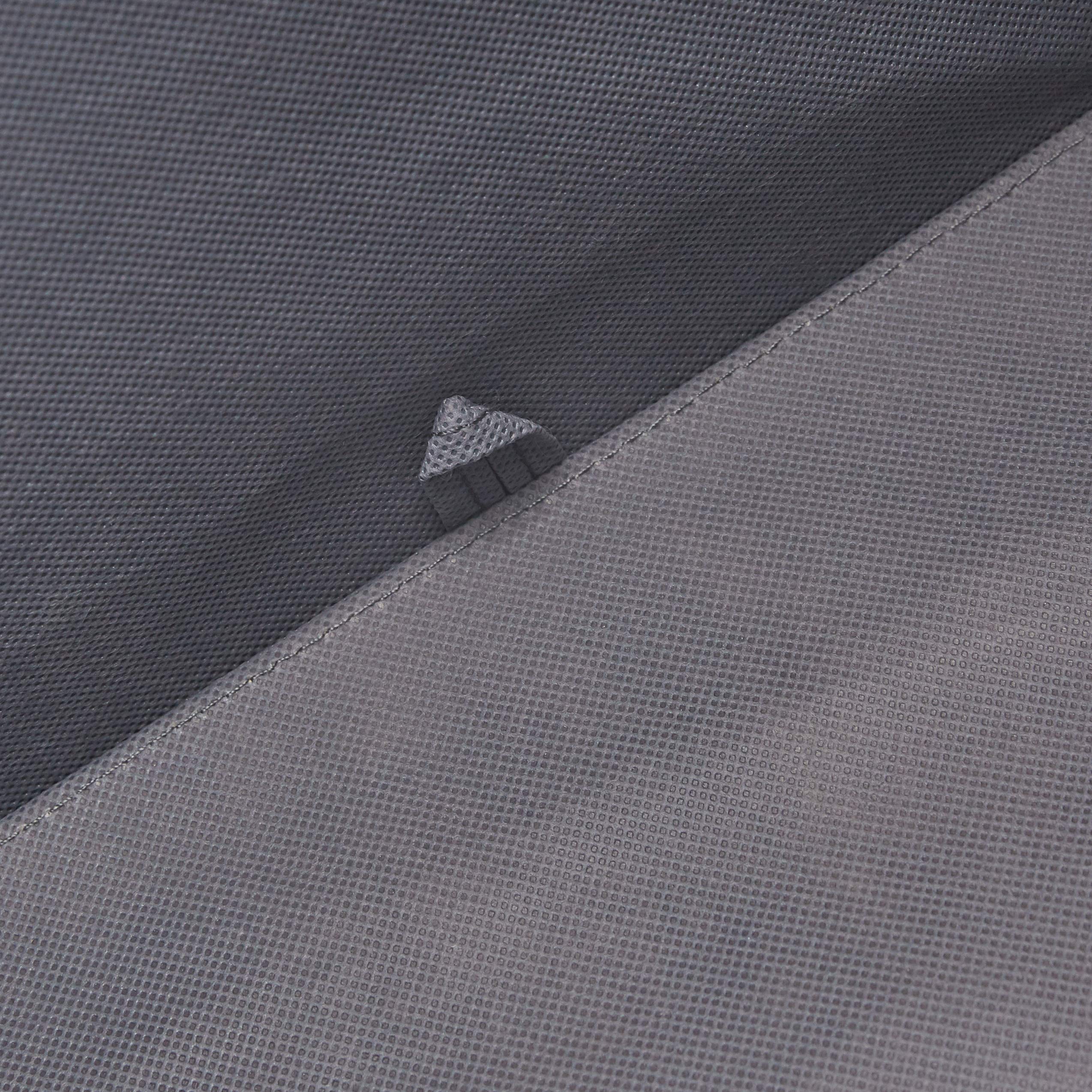 AmazonBasics Cesto Pieghevole con Coperchio Grigio Mélange 1pz