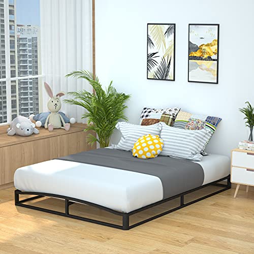 AmazonBasics Piattaforma Letto Metallo Doghe Legno