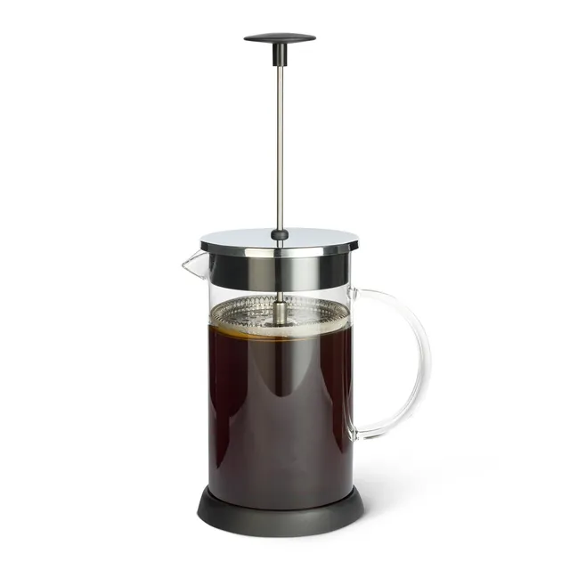 Amazon Basics caffettiera stantuffo vetro 1L 6 tazze