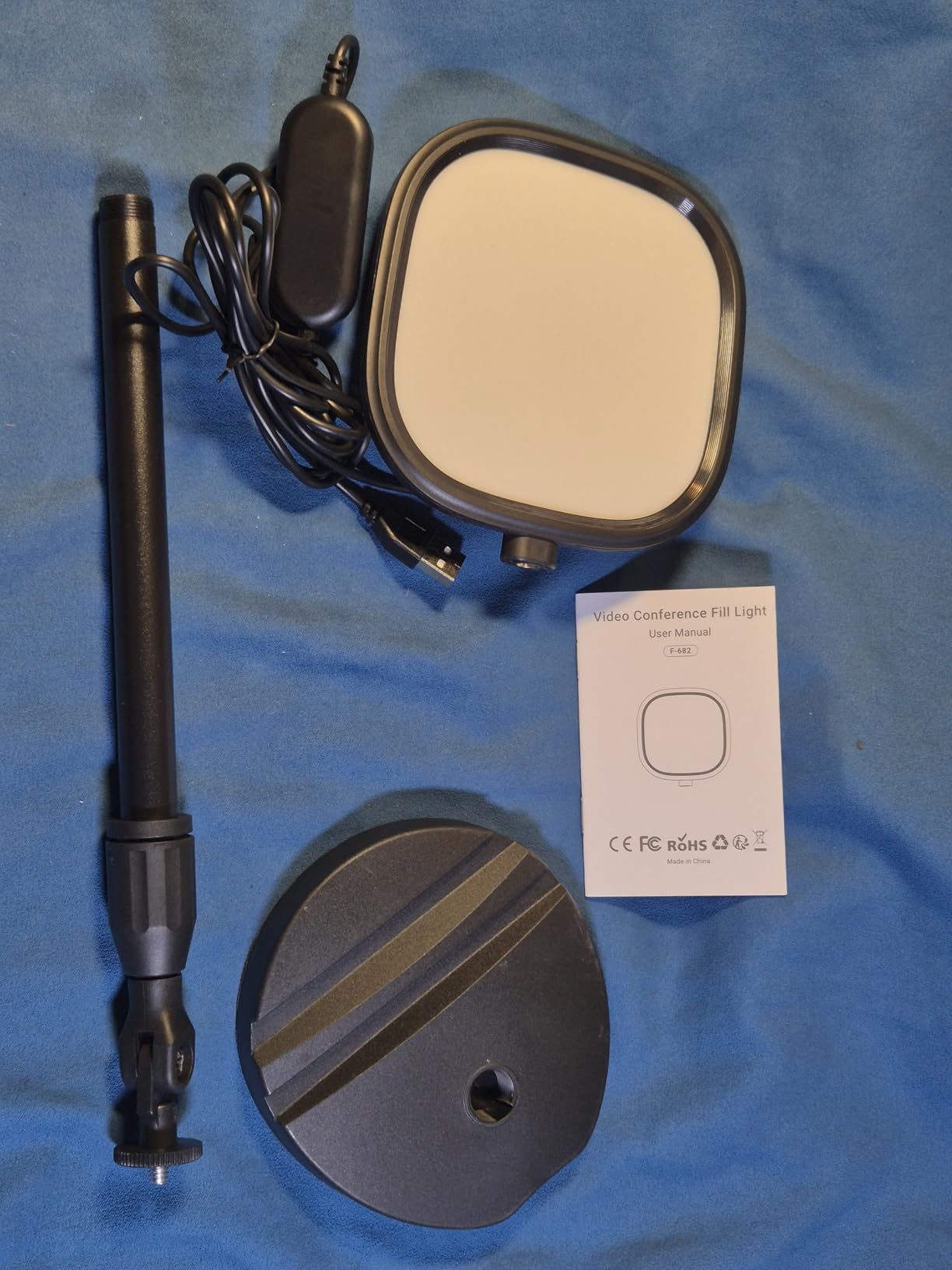 RealPlus Streaming lampada LED supporto telescopico USB