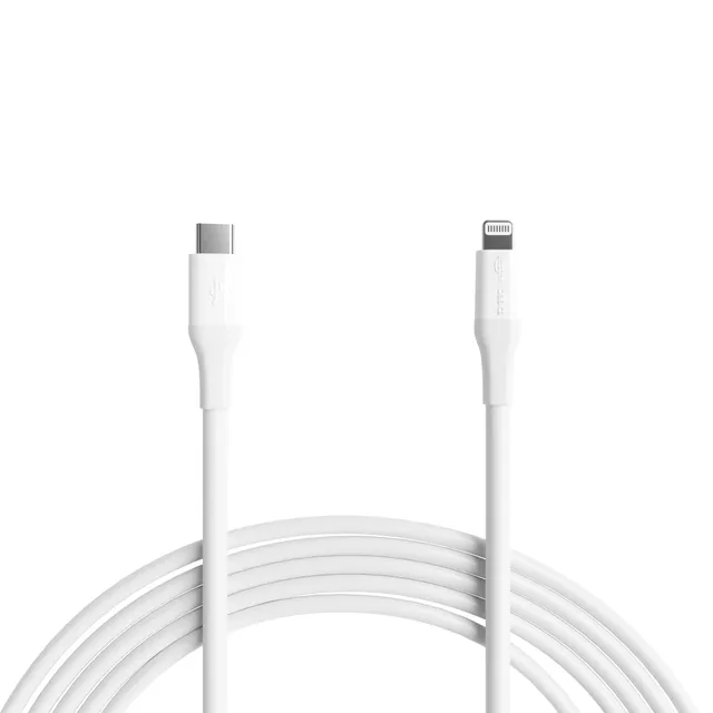AmazonBasics cavo USB-C Lightning 3 m bianco ricarica rapida