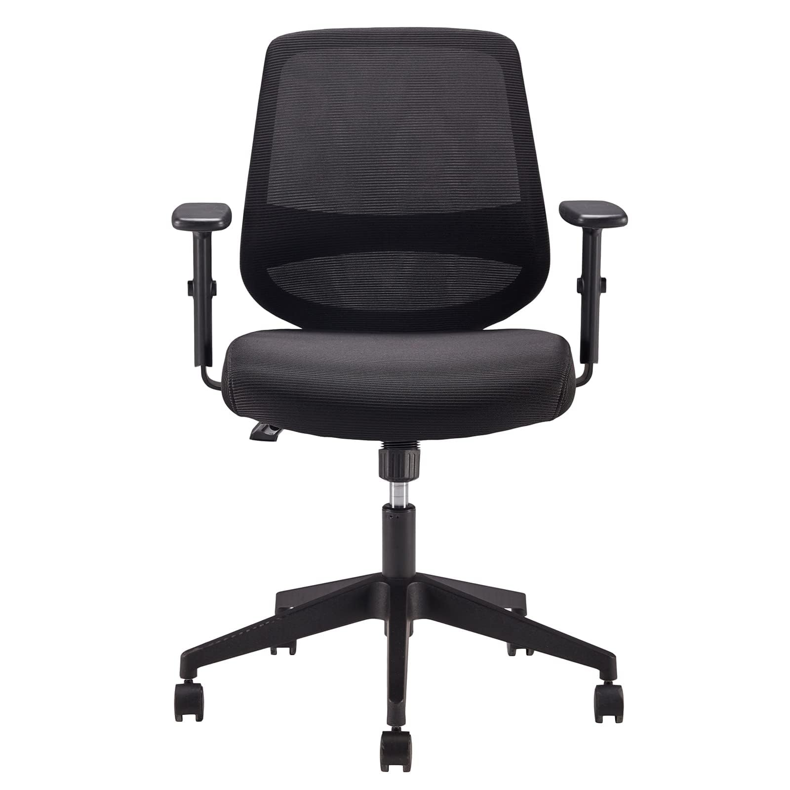 Amazon Basics Sedia Ufficio Ergonomica Senza Poggiatesta Grigio