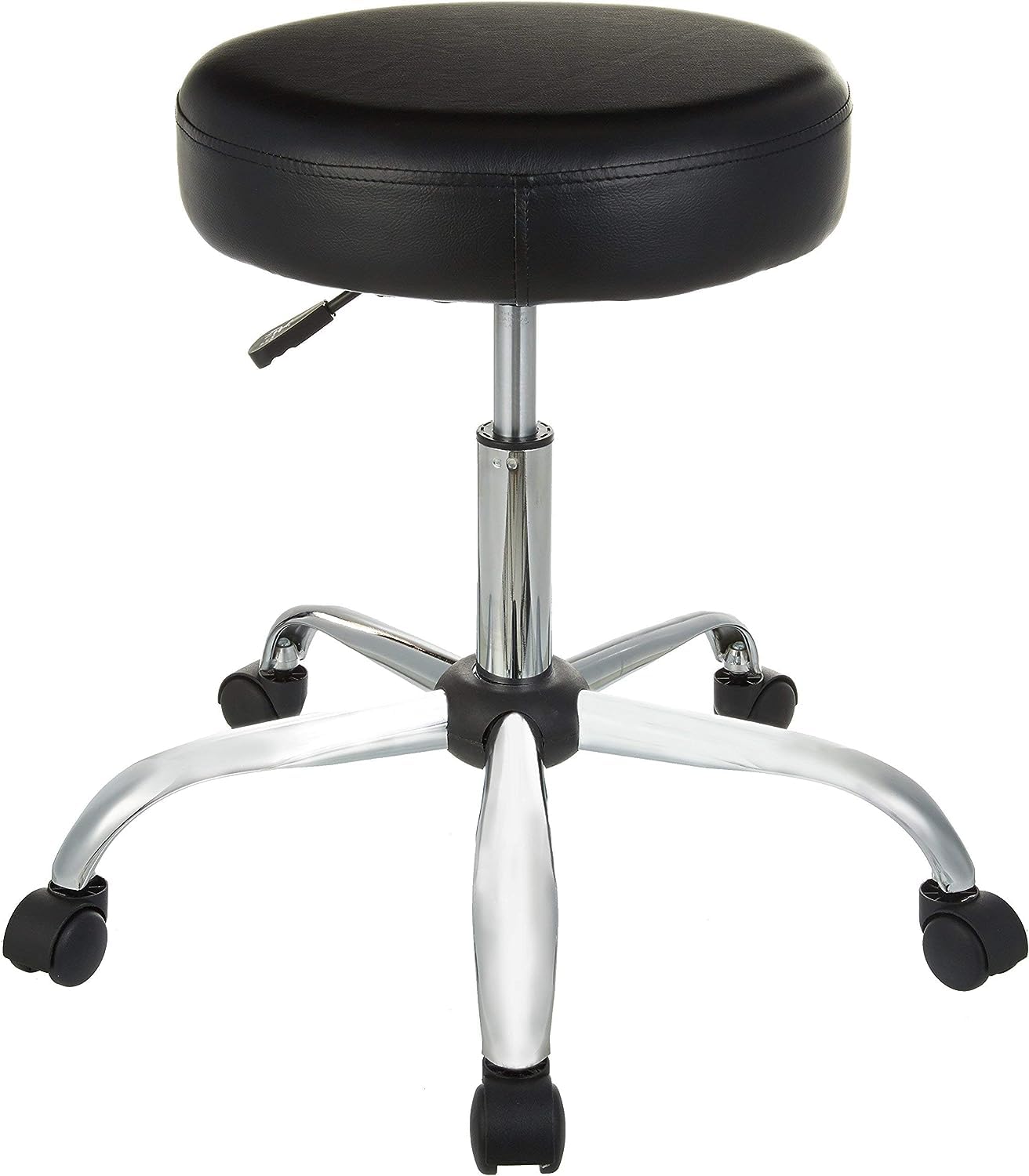AmazonBasics Sgabello da Disegno Nero Ufficio