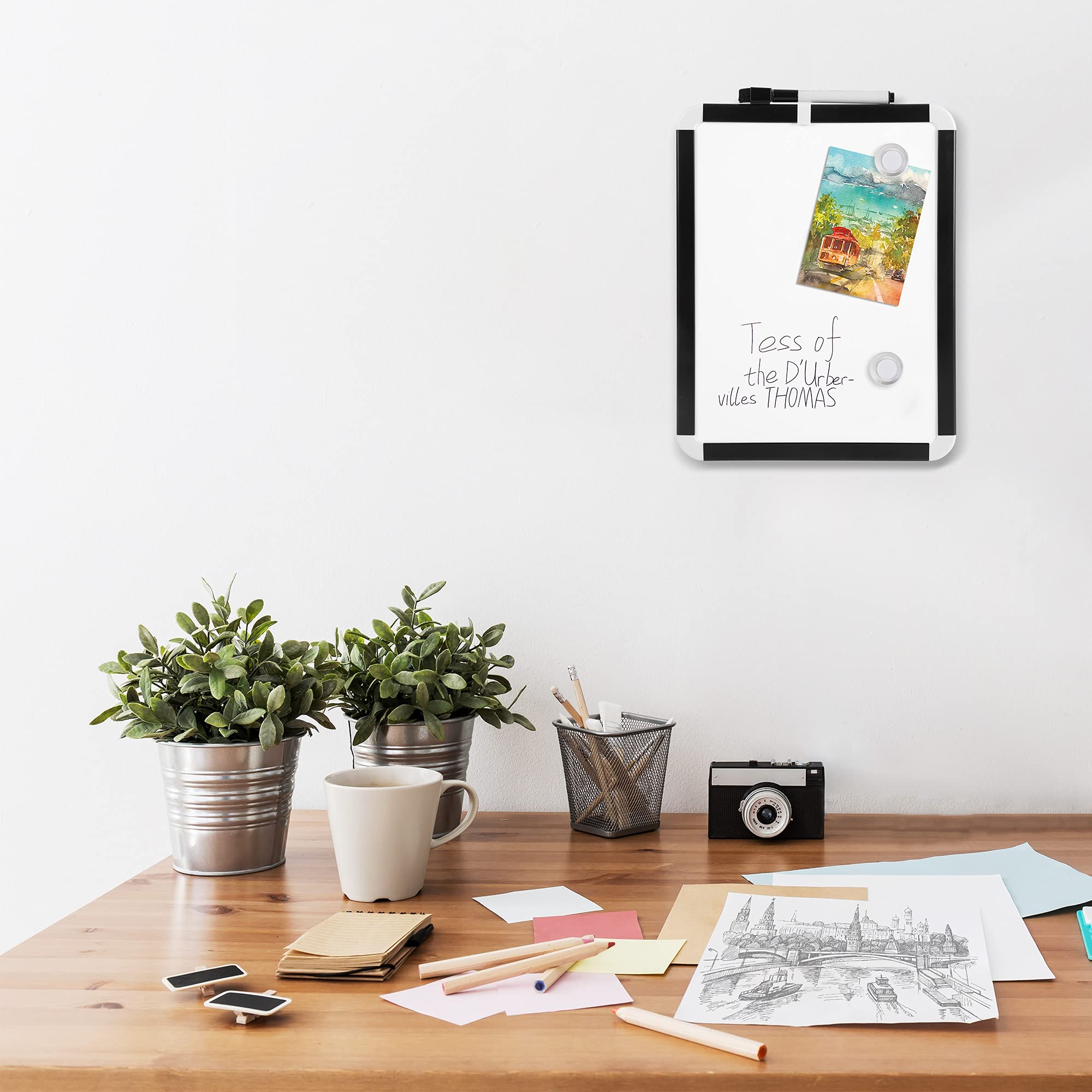 AmazonBasics Lavagna Magnetica Cancellabile 21,6 x 27,9 cm