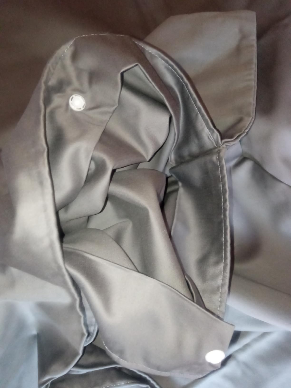 Amazon Basics Deluxe copripiumino 220x240 grigio scuro cotone raso