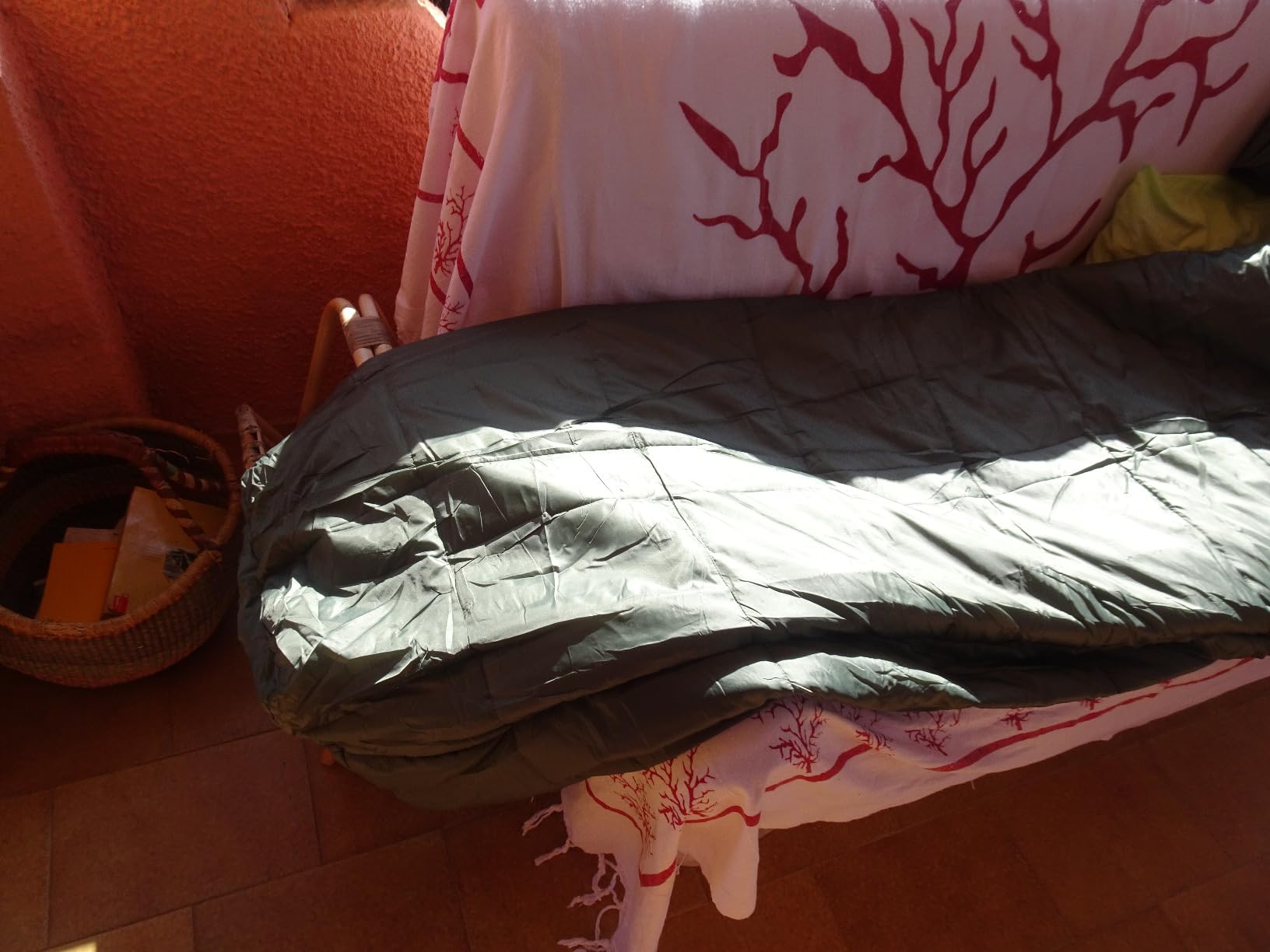 Amazon Basics Sacco a Pelo Mummia -6°C Verde Oliva