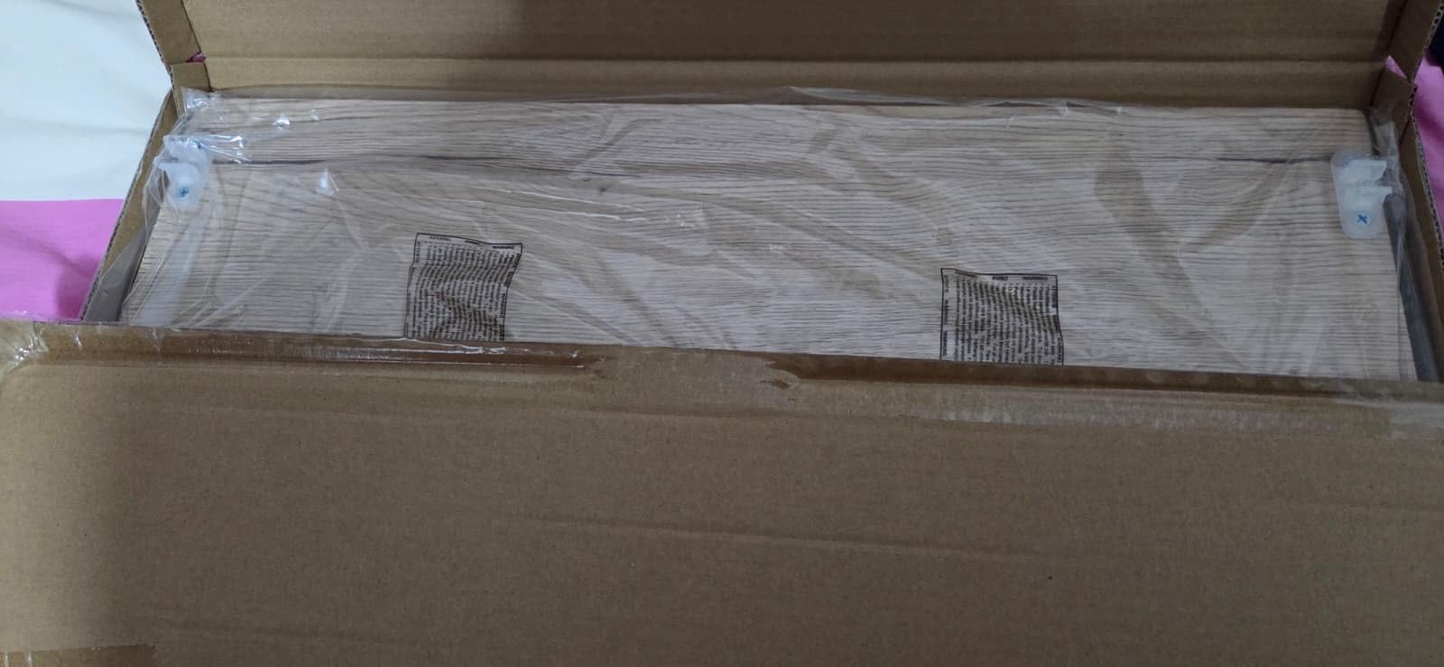 Amazon Basics libreria pieghevole 4 ripiani rovere 125 cm