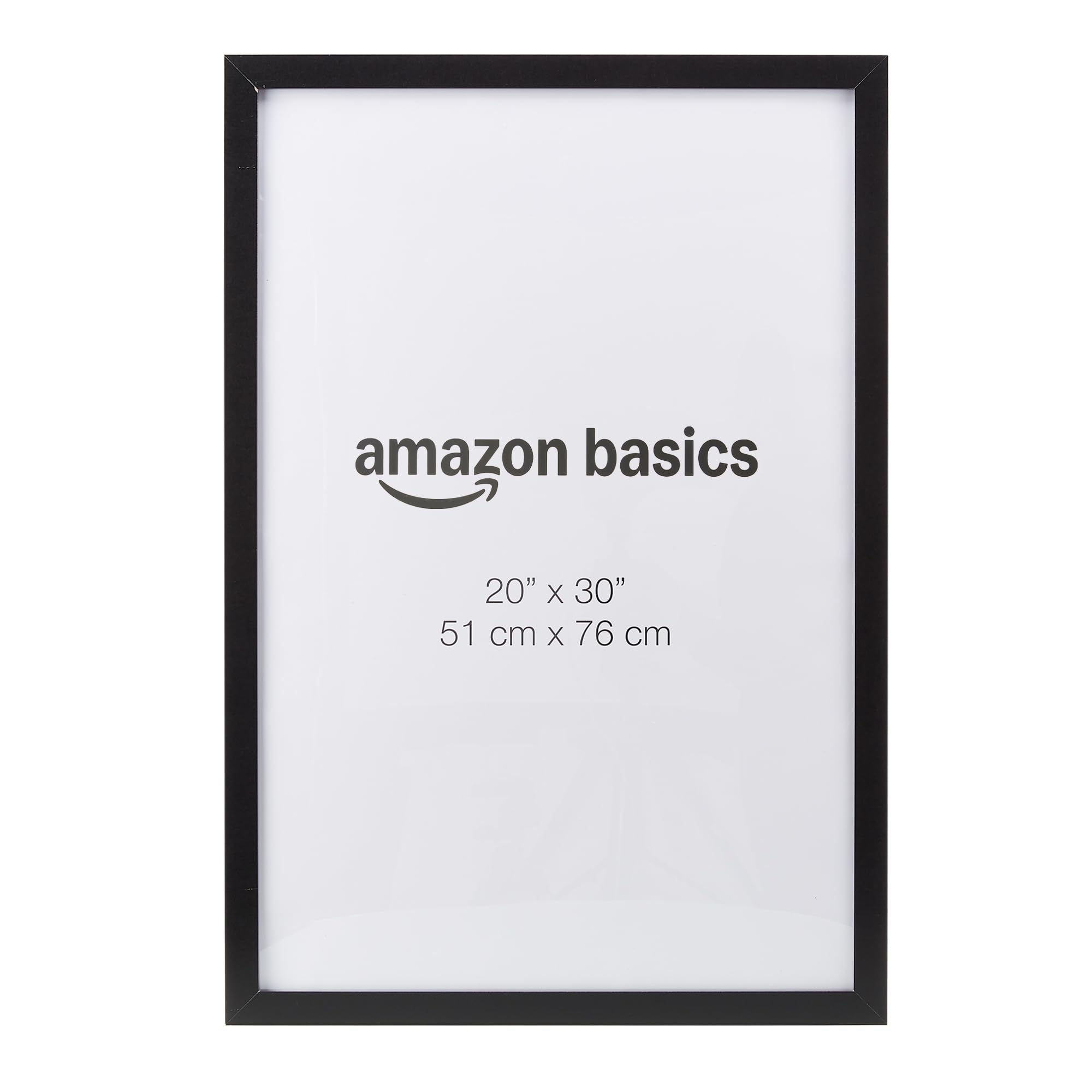 Amazon Basics Cornice Legno Nera 46x61 cm Poster Foto