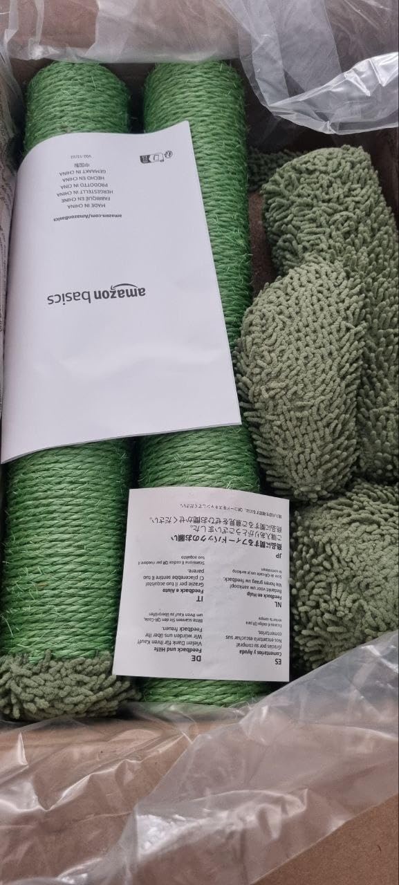 Amazon Basics Tiragraffi Cactus Grande 68 cm Verde Sisal