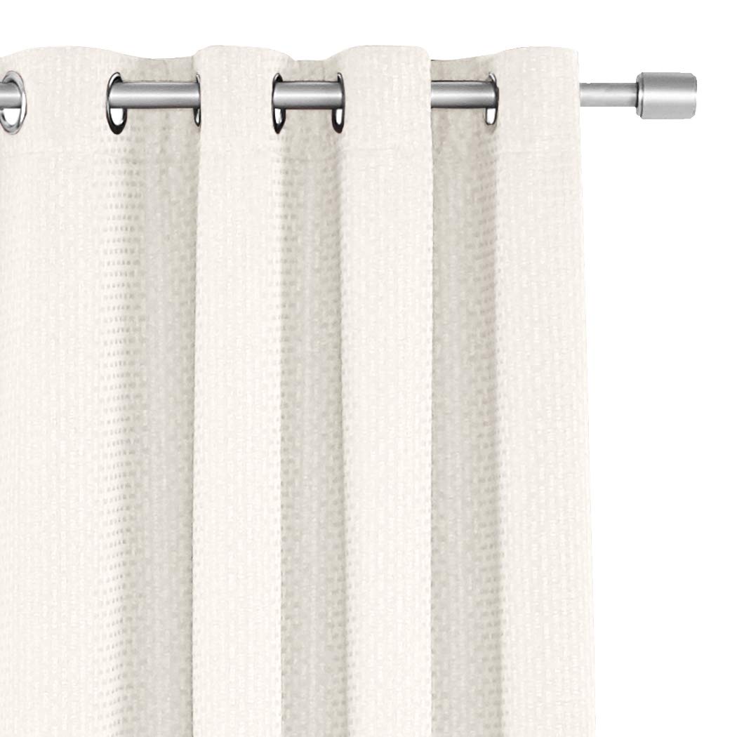 AmazonBasics Basket Weave 52x95 Tende Oscuranti Avorio 2 Pezzi